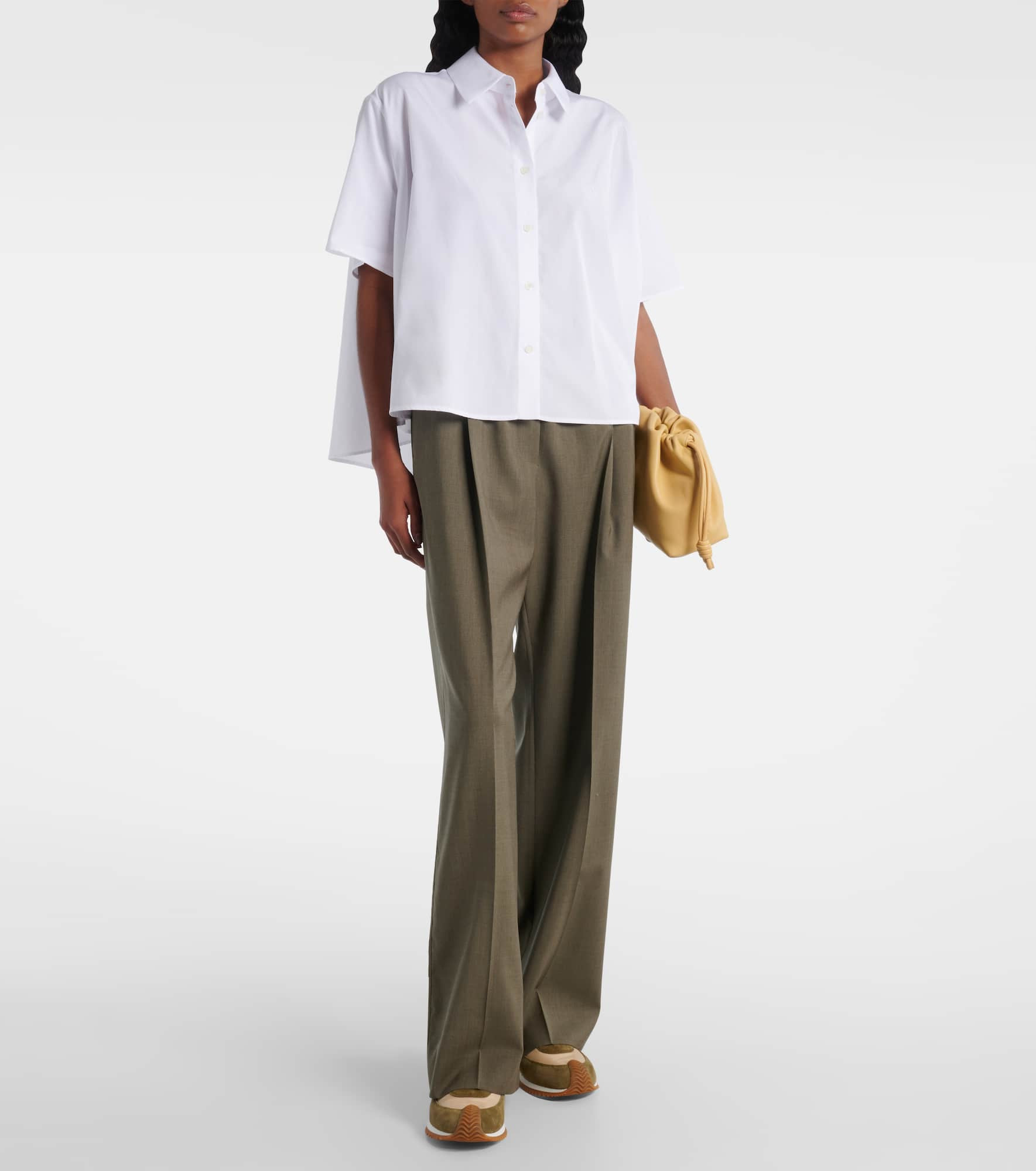 Logo oversized cotton shirt - 2
