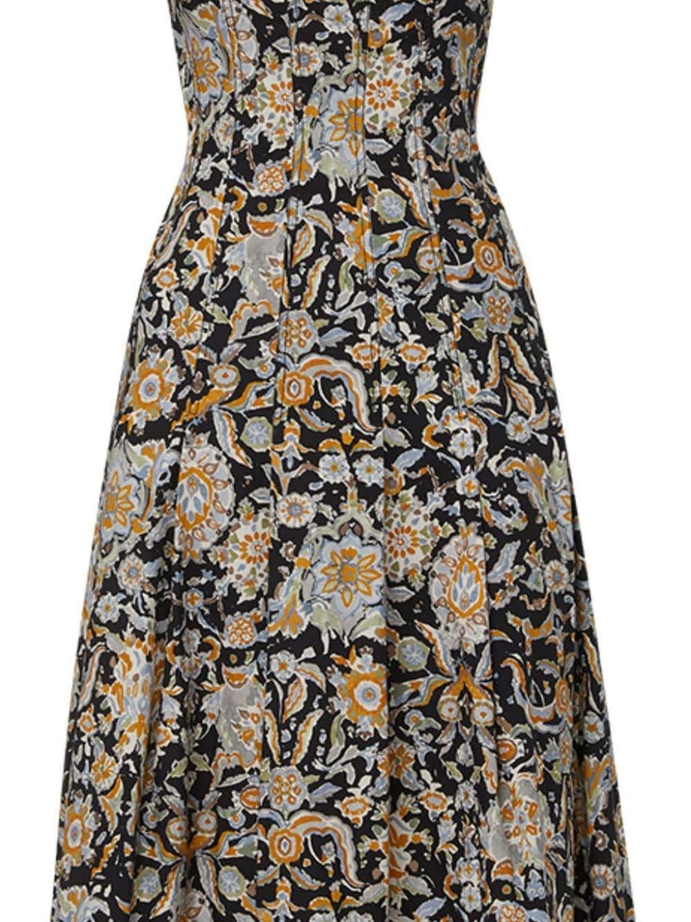 Jolie paisley-print midi dress - 2