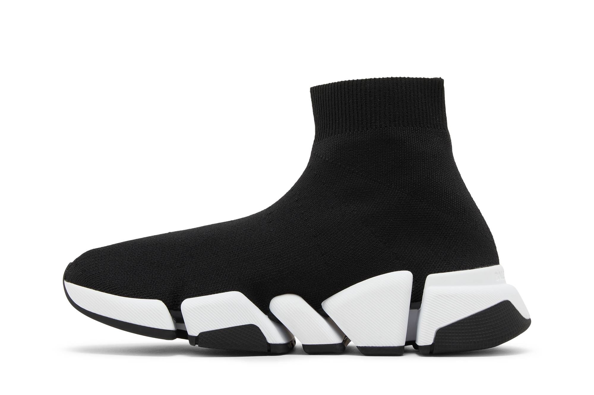Balenciaga Wmns Speed 2.0 Sneaker 'Black White' - 3