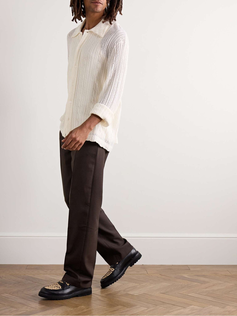Séfr Mike Straight-Leg Twill Suit Trousers outlook