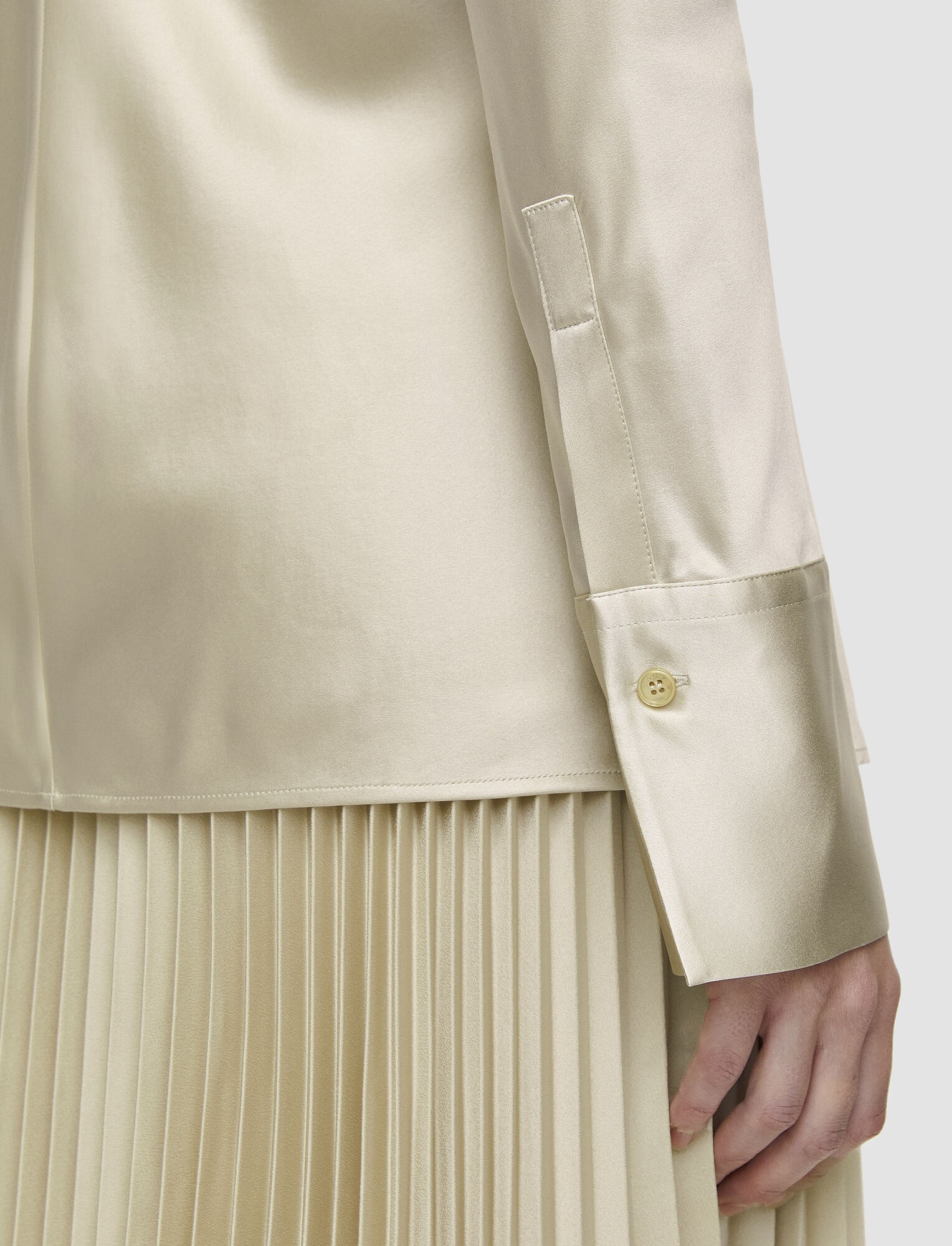 Silk Satin Brunel Blouse - 5