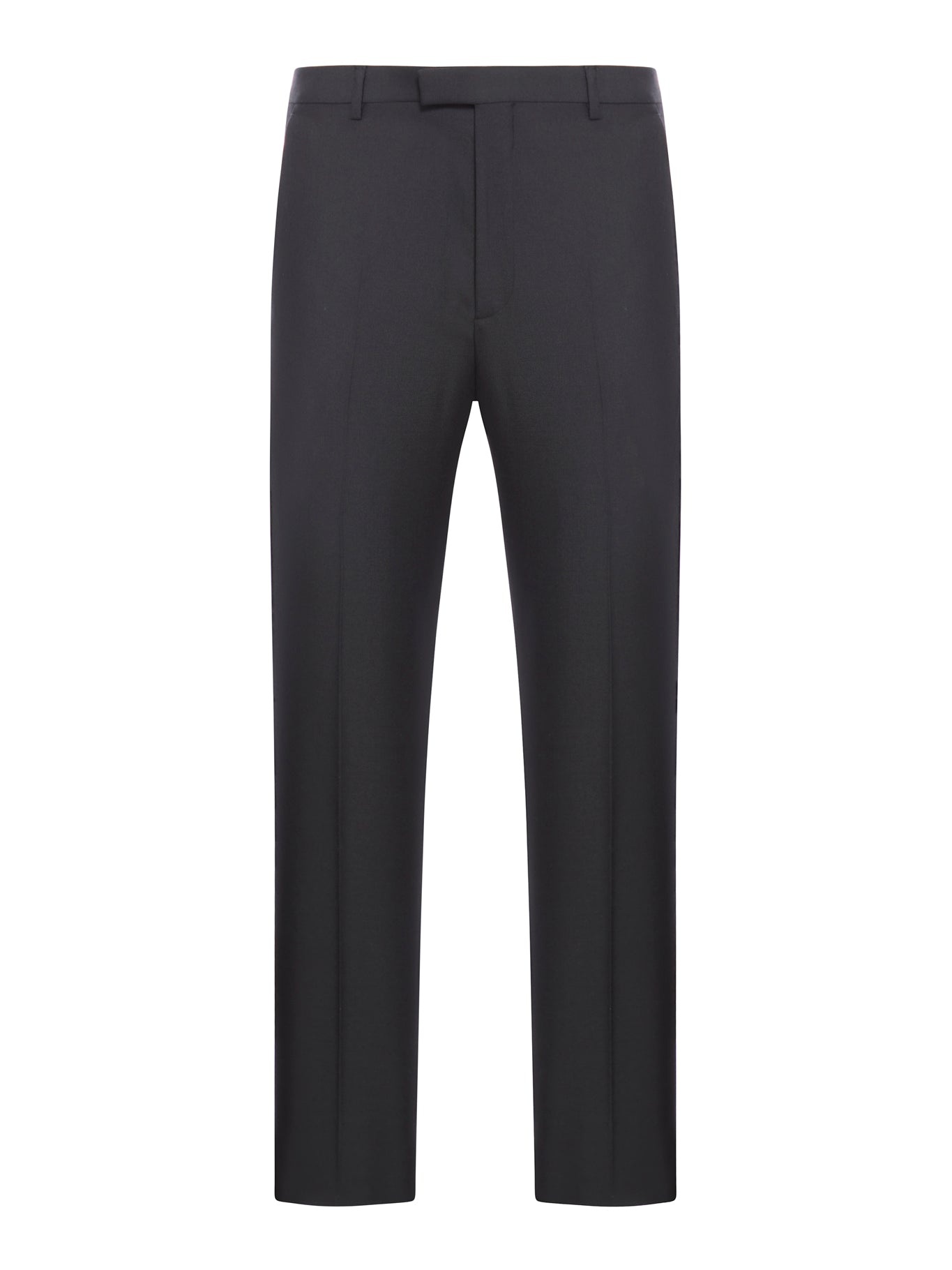 WOOL MIXED TWILL PANTS - 1