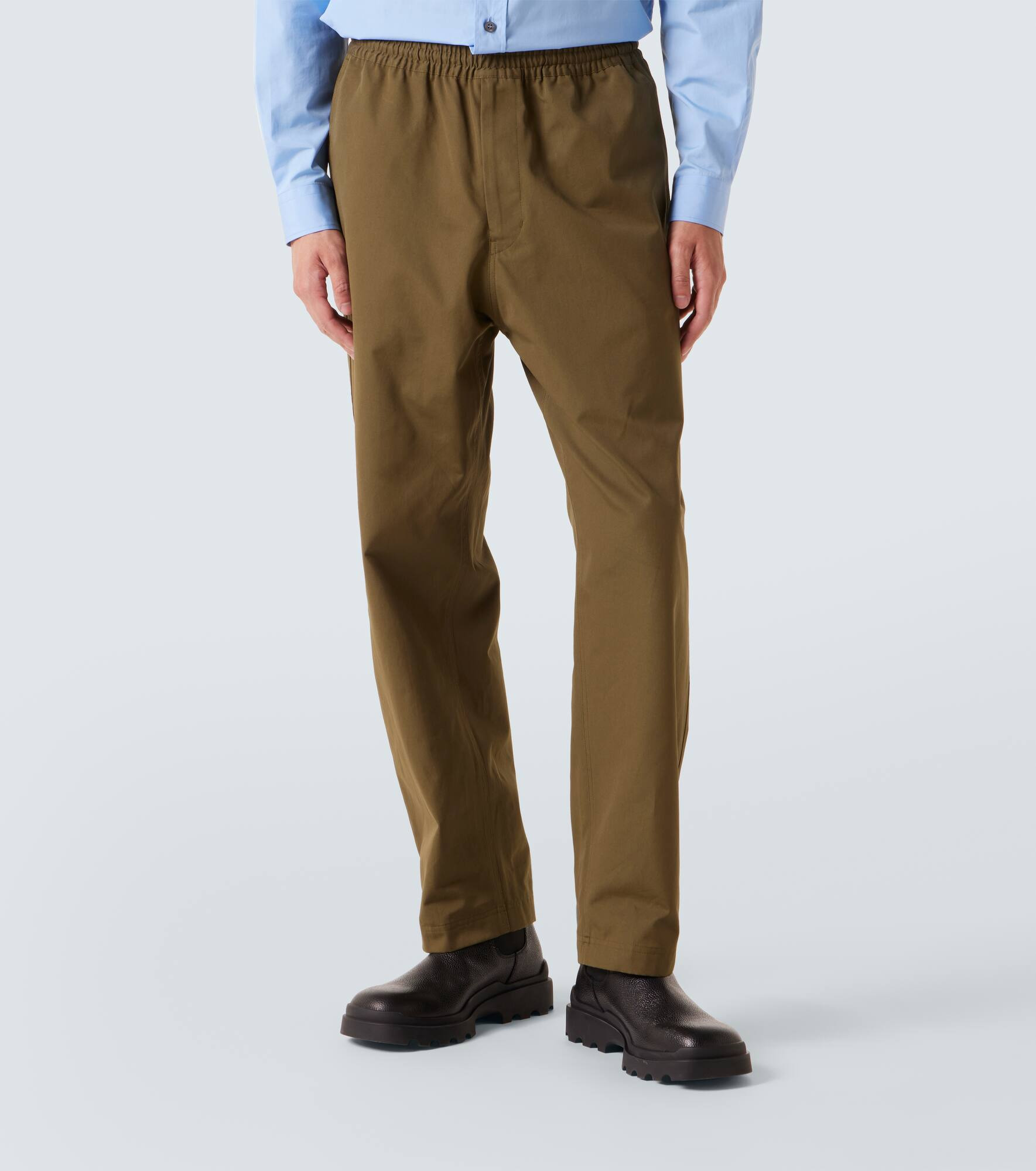 Cotton straight pants - 3