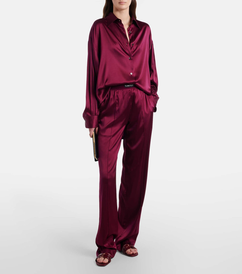 TOM FORD Julianne croc-effect leather slides outlook