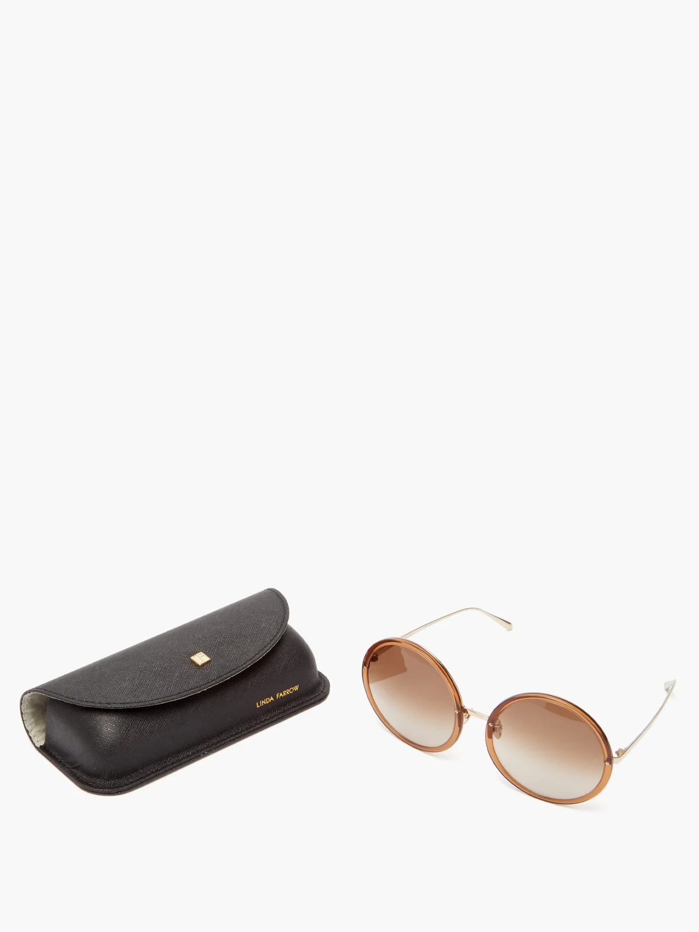 Kew oversized round acetate sunglasses - 6