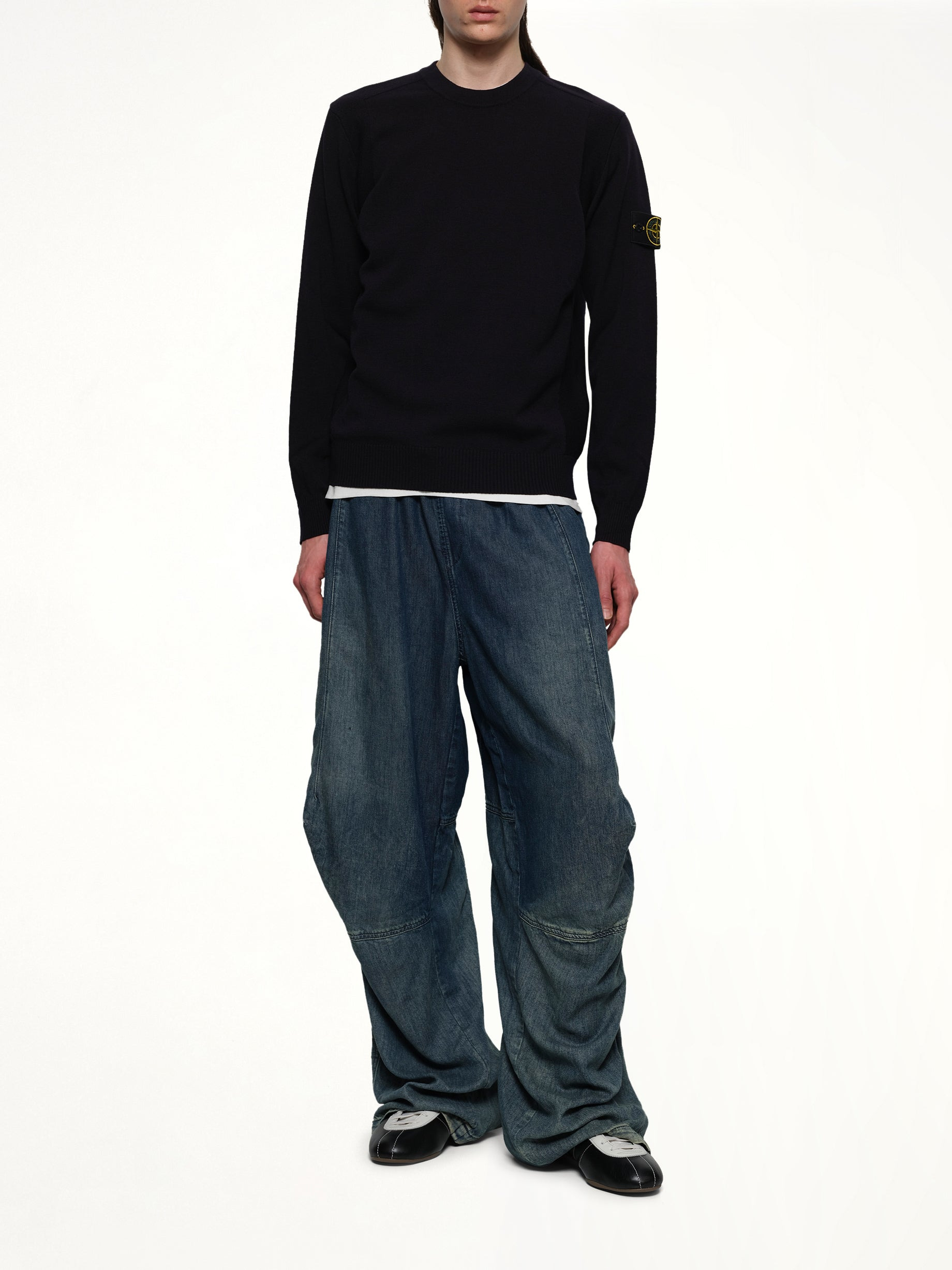 510000 Crewneck Sweatshirt in Navy Blue - 4