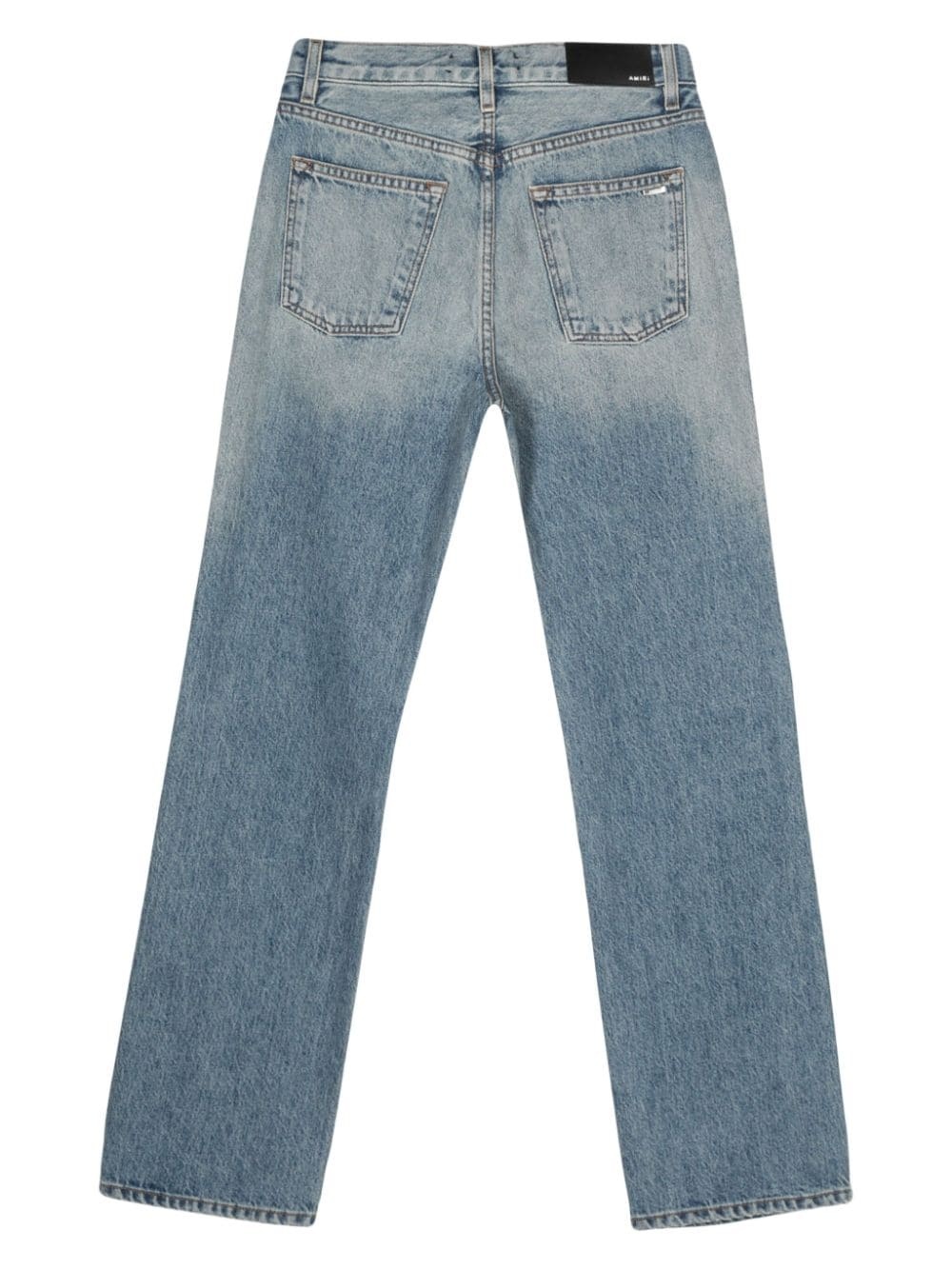 high-rise straight-leg jeans - 2