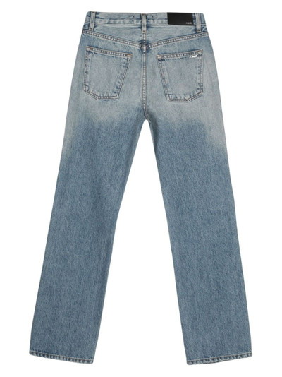 AMIRI high-rise straight-leg jeans outlook