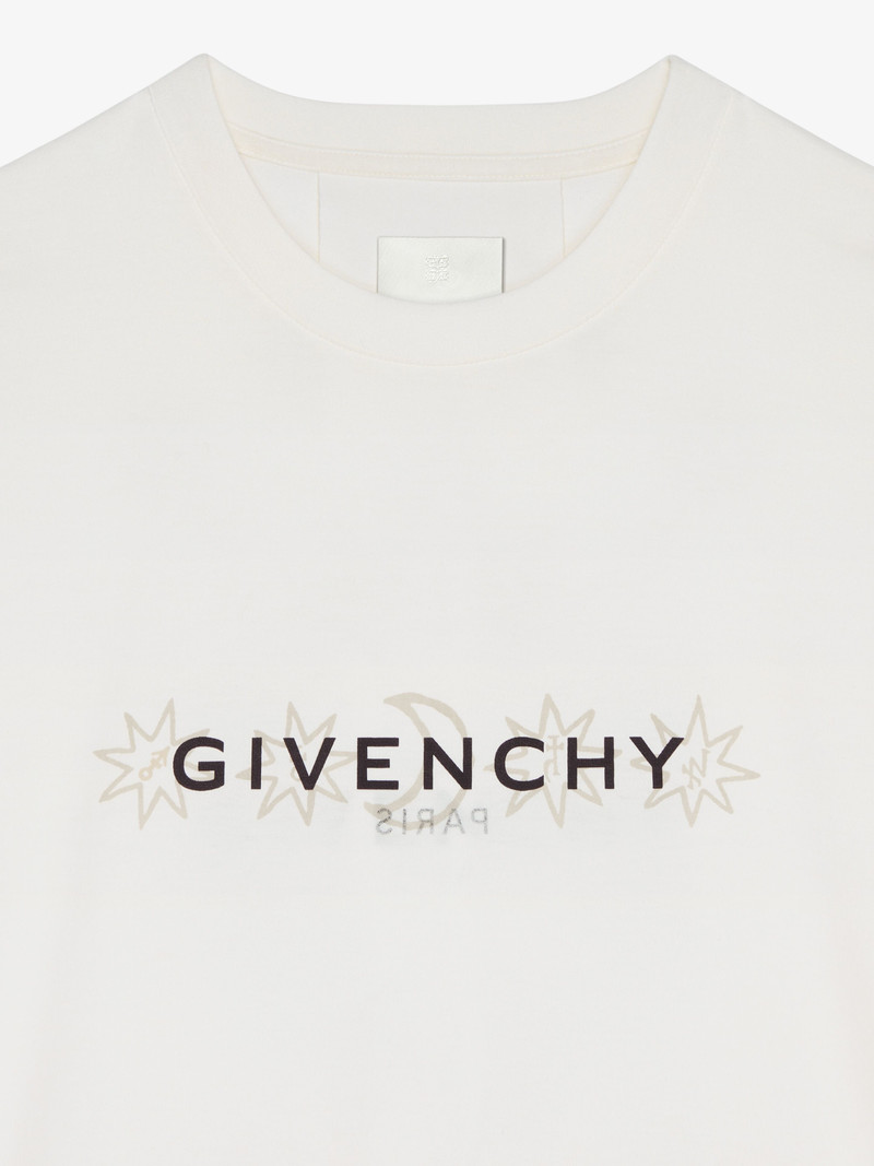 Givenchy GIVENCHY REVERSE T-SHIRT IN COTTON WITH TAROT PRINT outlook