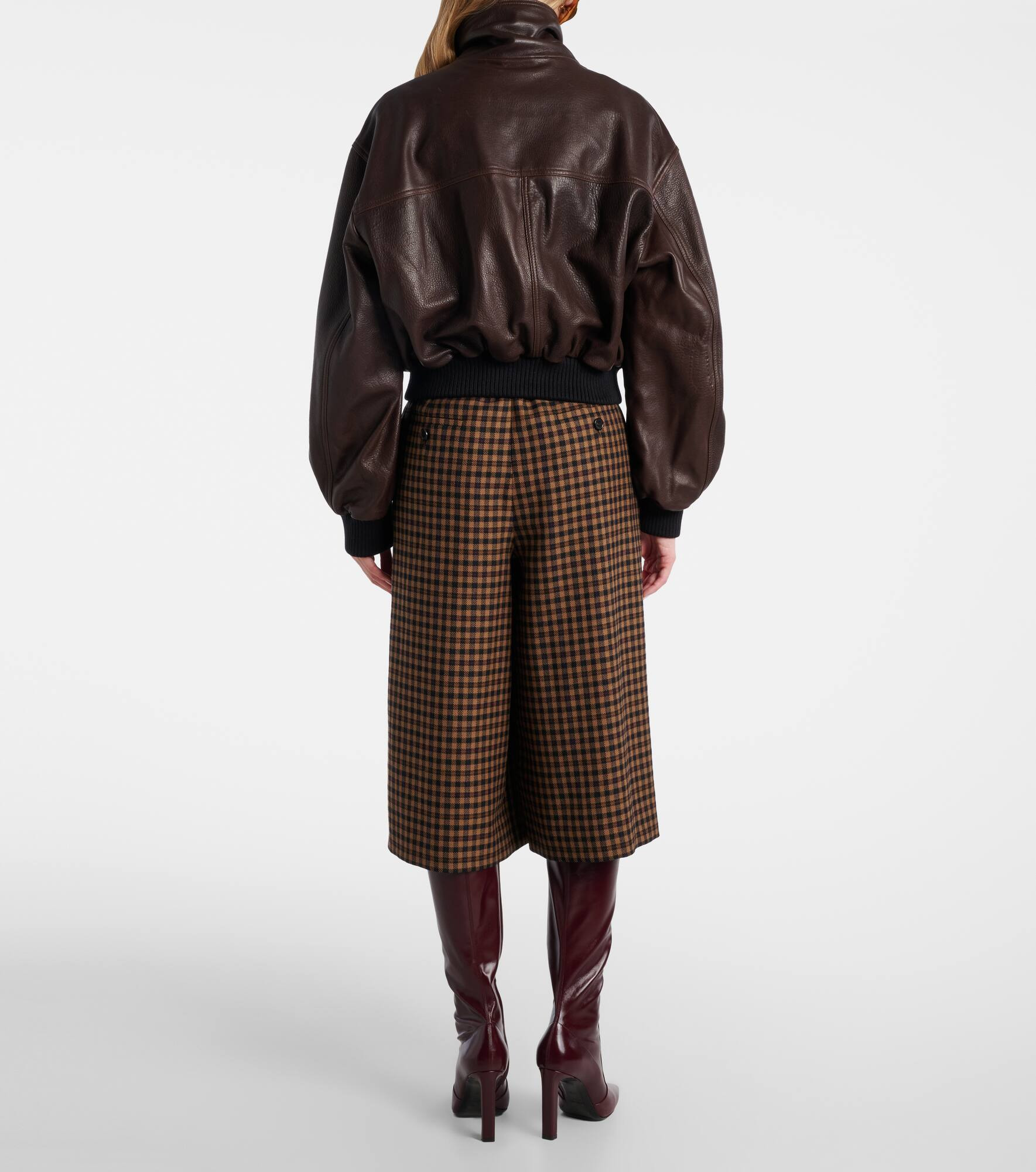 Briar leather bomber jacket - 3
