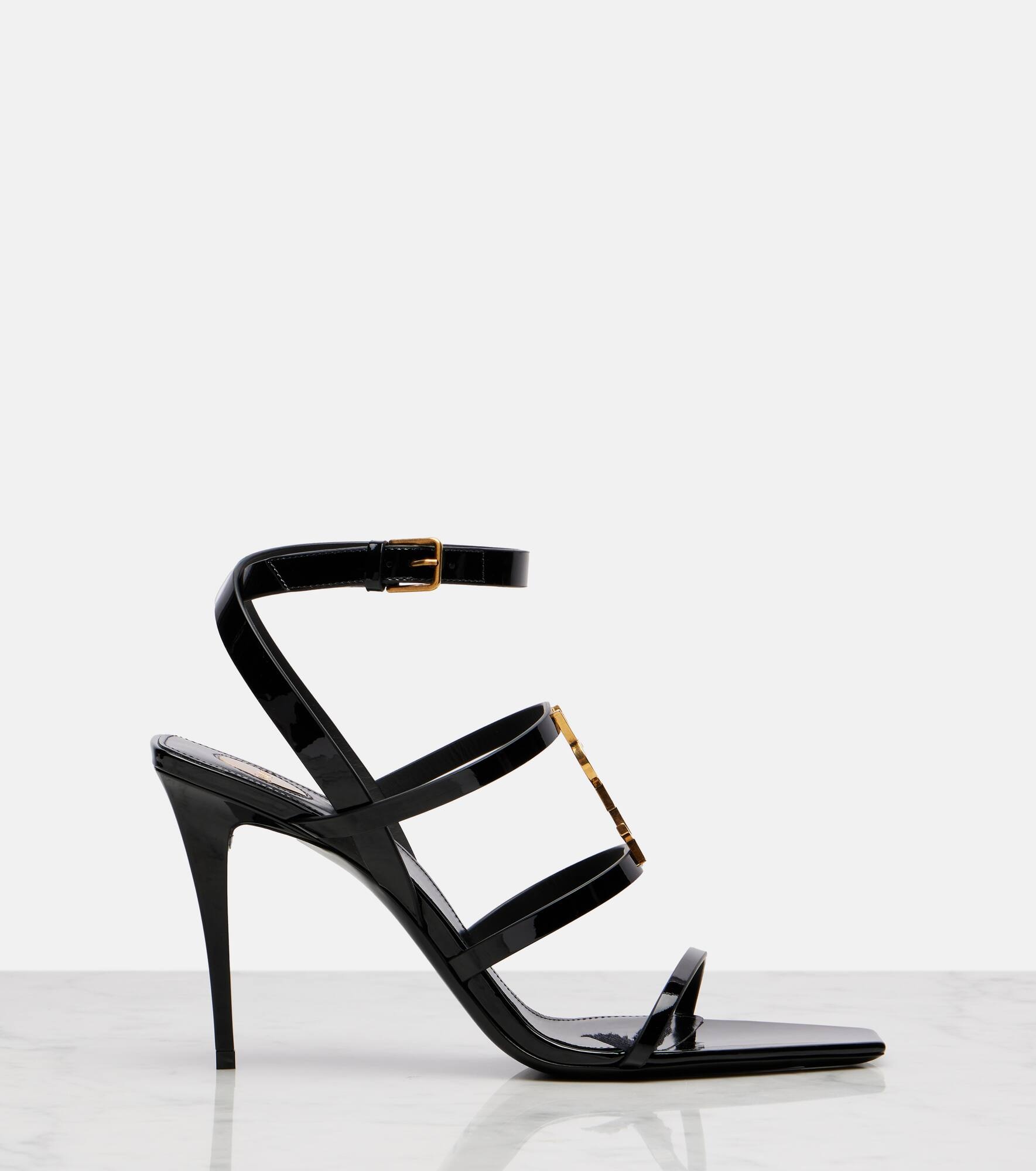 Cassandra 90 patent leather sandals - 4