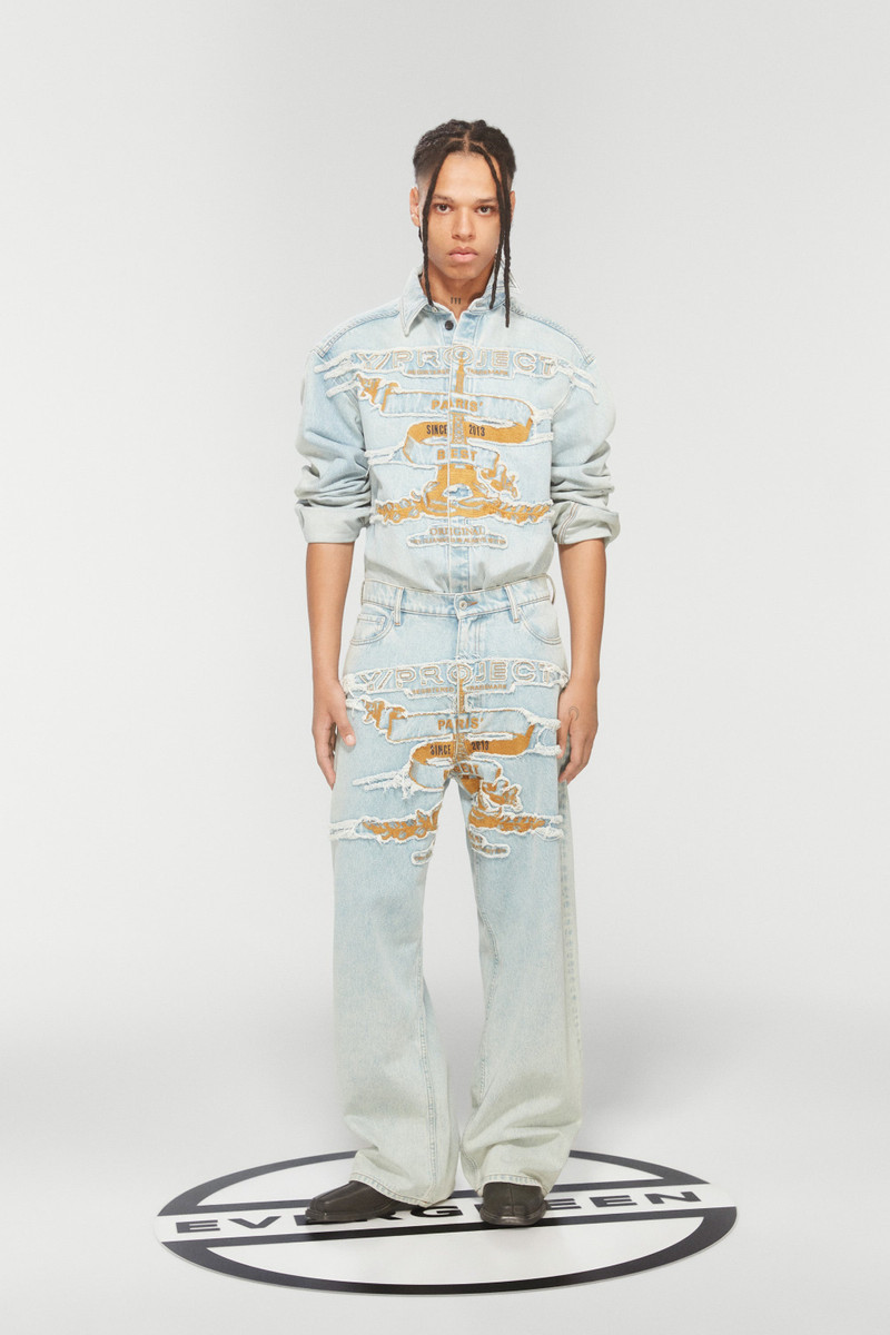 Y/Project EVERGREEN PARIS' BEST PATCH JEANS outlook