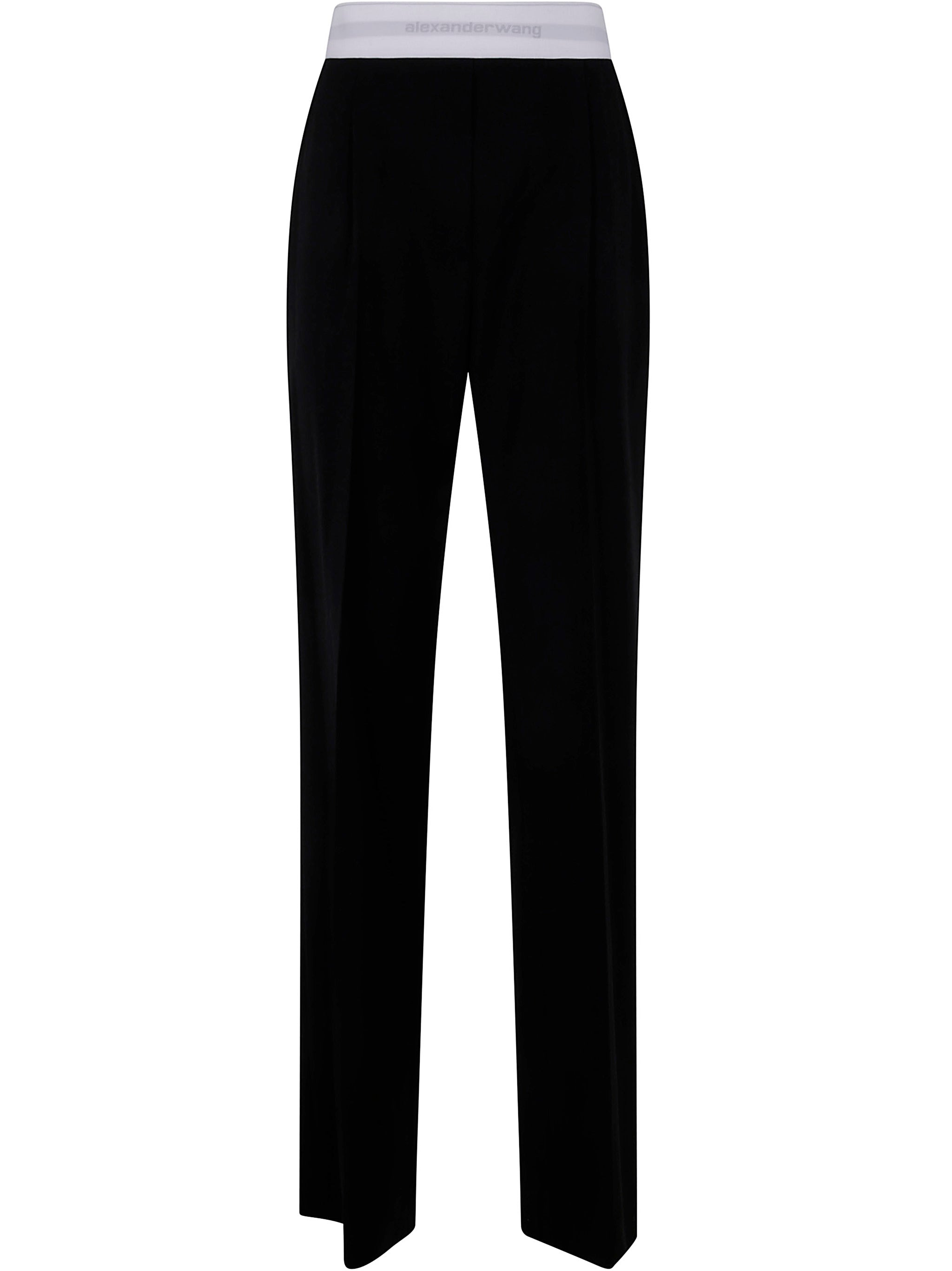 Alexander Wang Women High Waisted Pleated Pant With Logo Elastic - 6