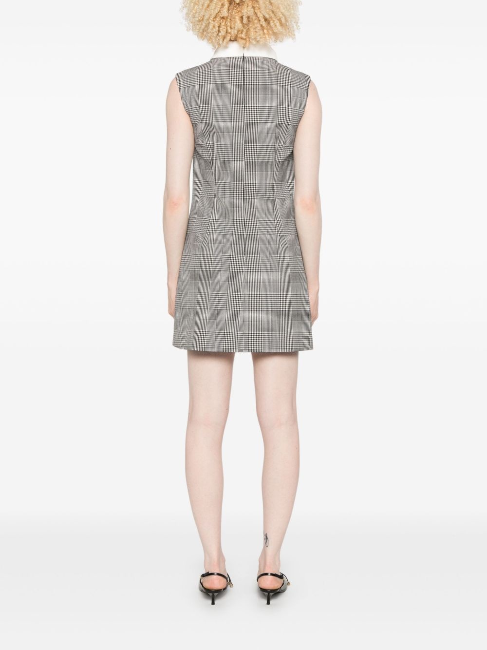 Prince of Wales-check mini dress - 4