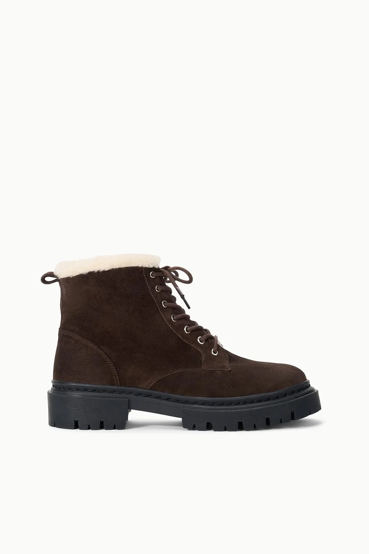 STAUD HENRY COMBAT BOOT ESPRESSO SUEDE - 1