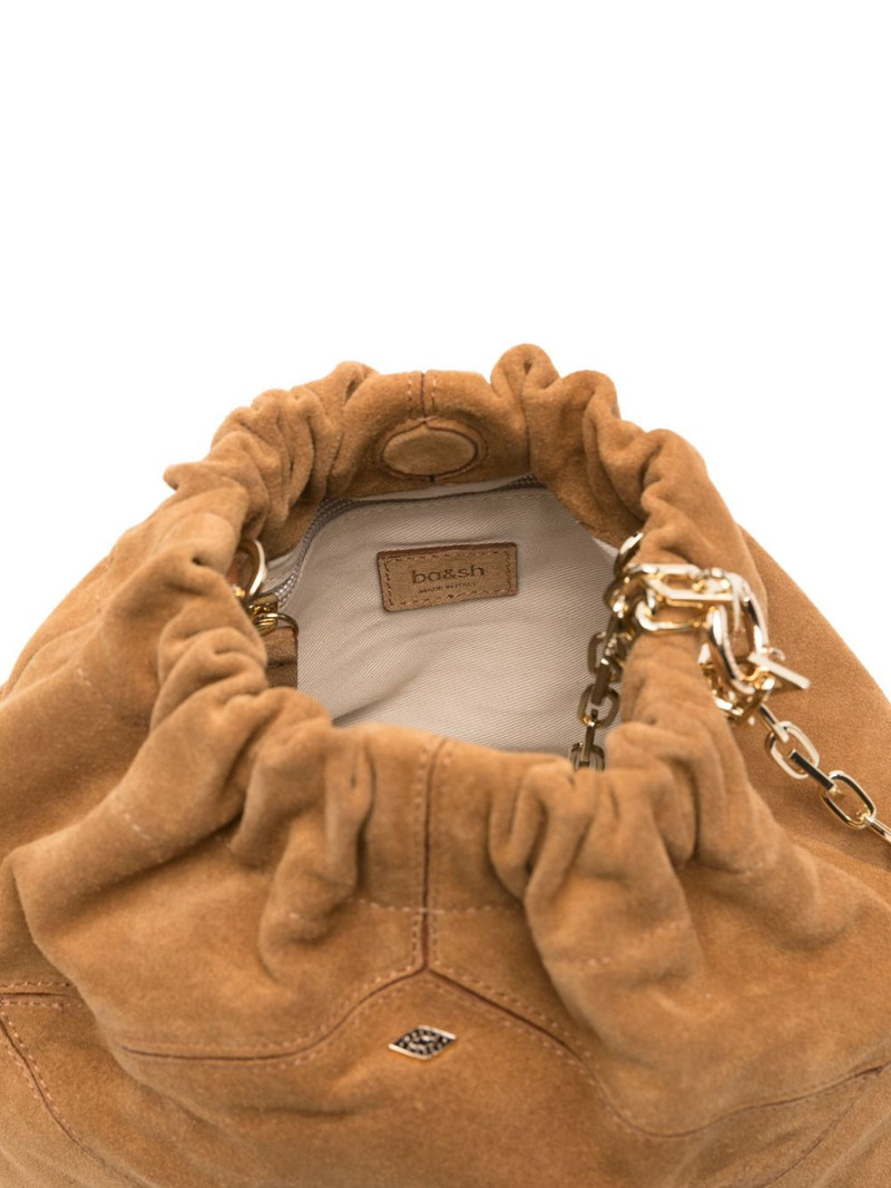June ruched chain-link mini shoulder bag 5