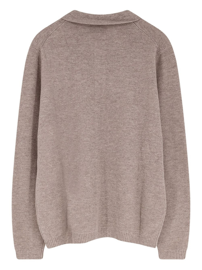 ALPHA INDUSTRIES buttoned collared cardigan outlook