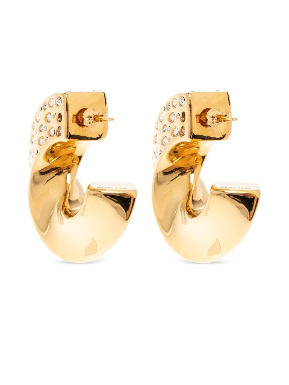 crystal-embellished earrings - 3