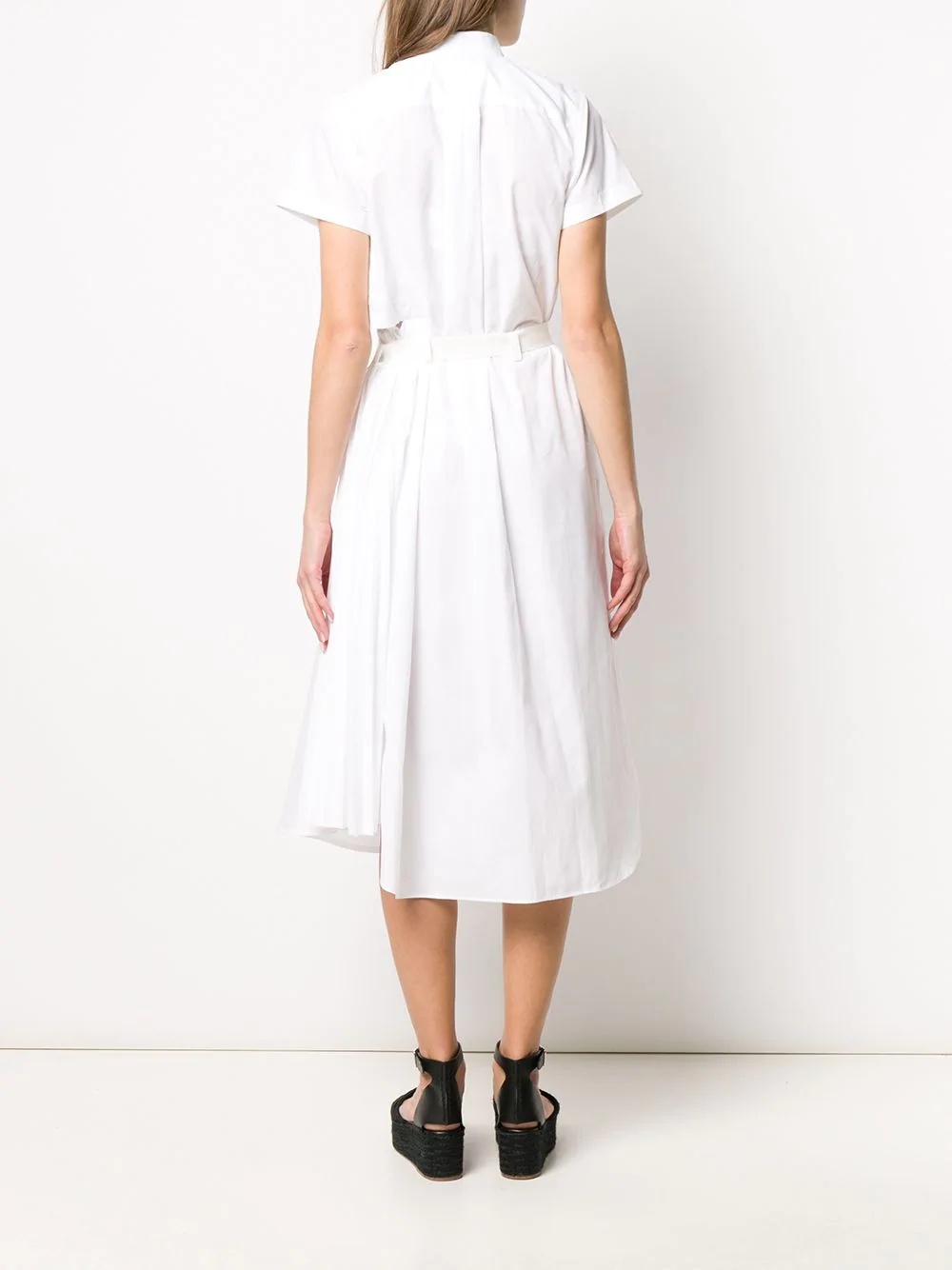 cutaway shirt dress - 4