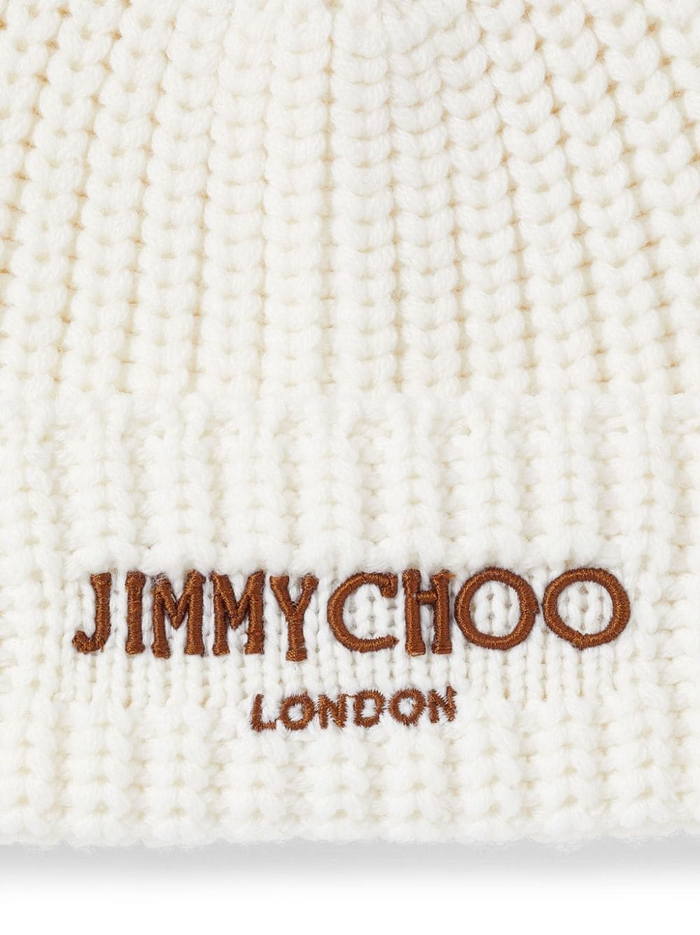 logo-embroidered ribbed-knit beanie - 3