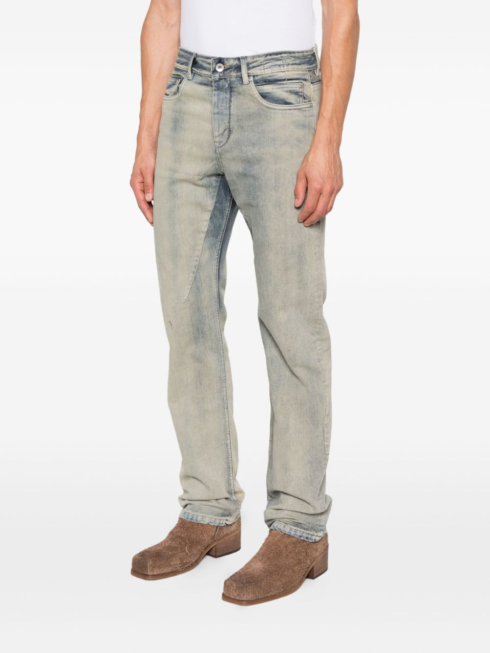 stitching-details jeans - 3