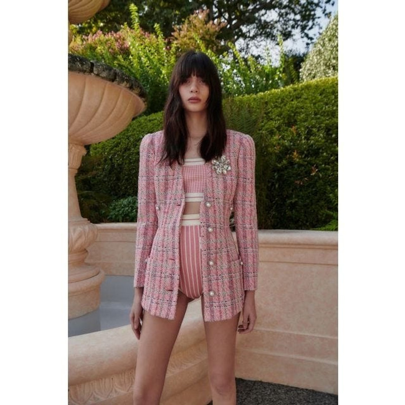 Pink knitted Shorts 5