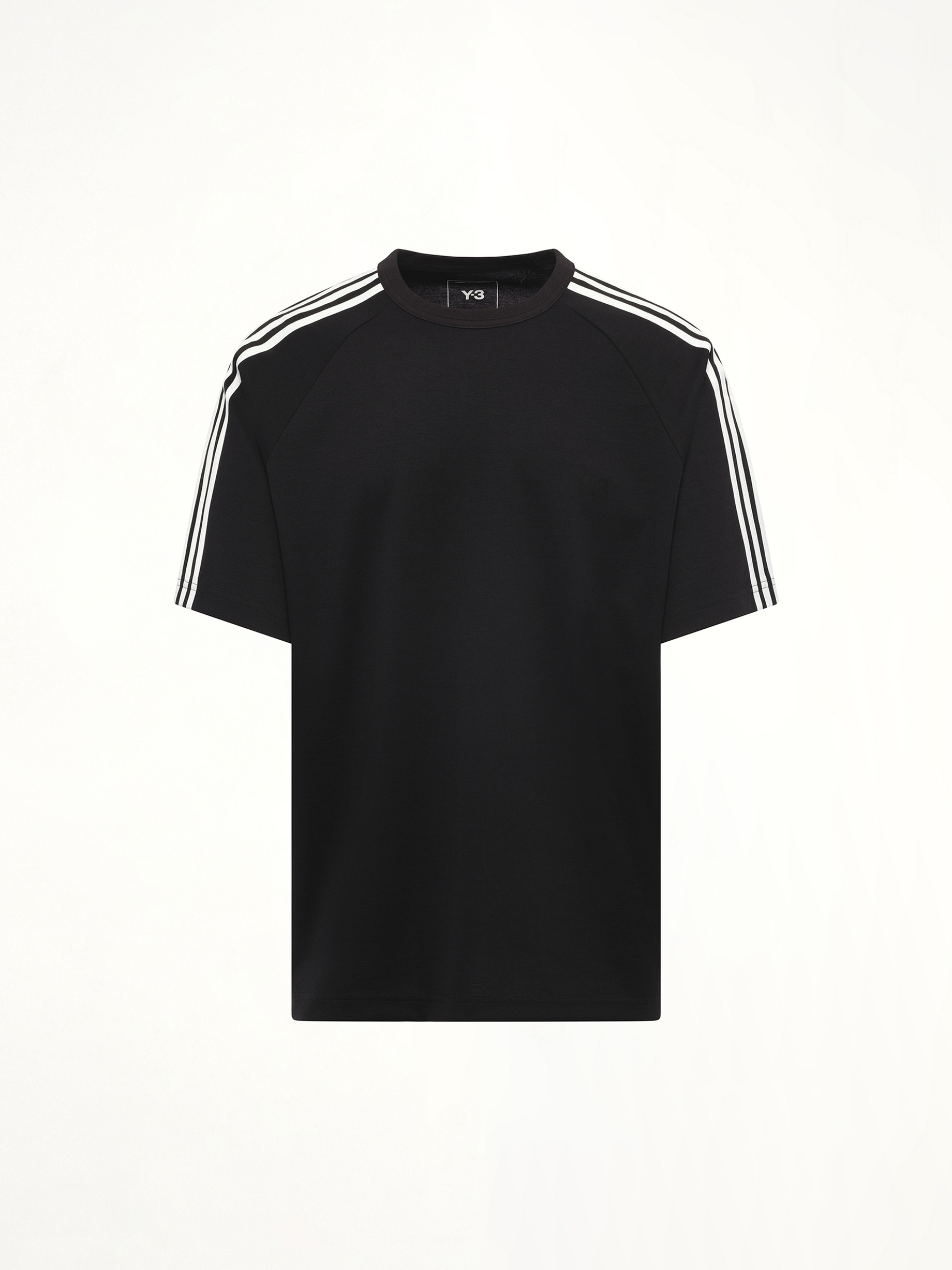 Short Sleeve T-Shirt 3-Stripes in Black - 2