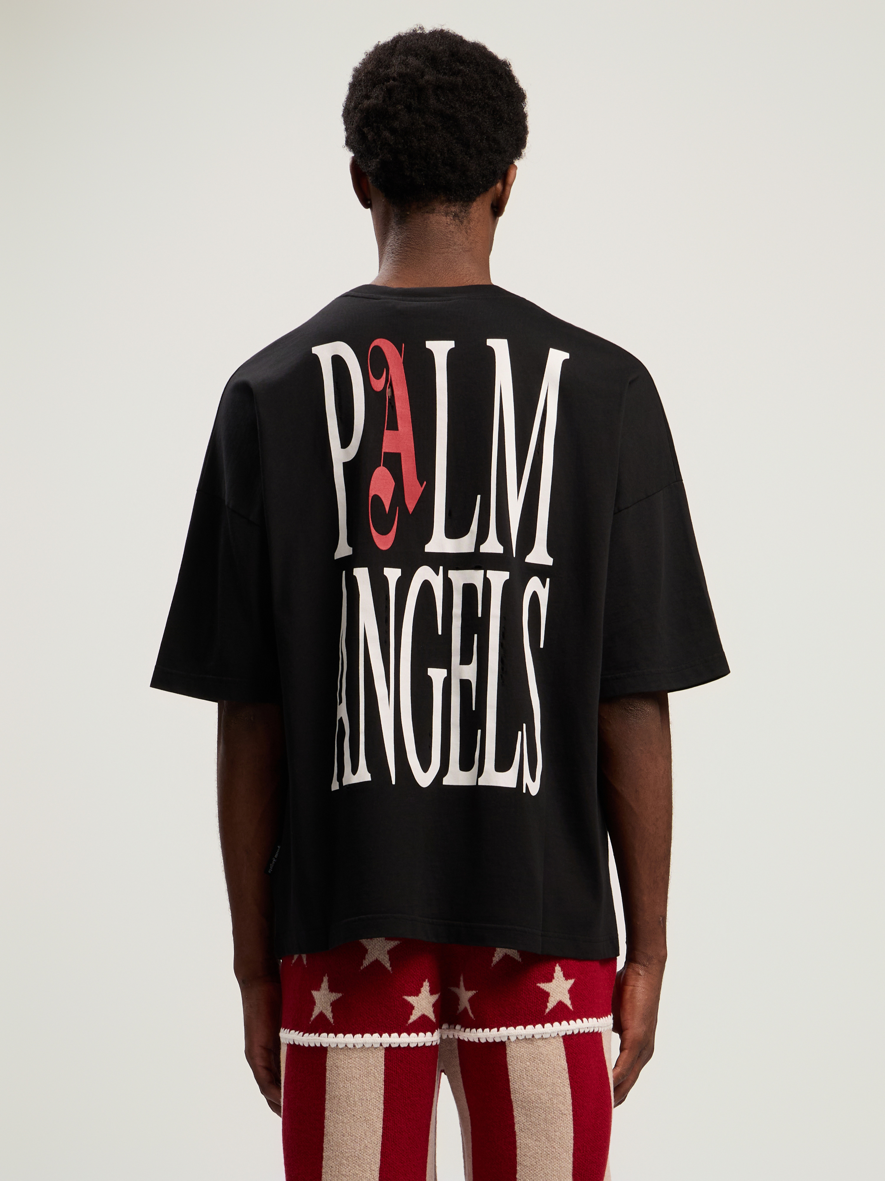 Flames Flag Loose T-Shirt - 5