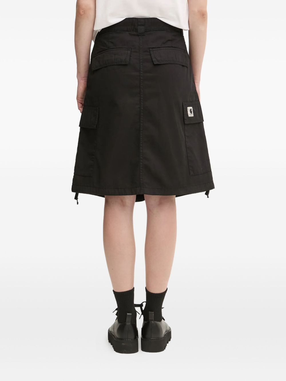 Kingston drawstring midi skirt - 4
