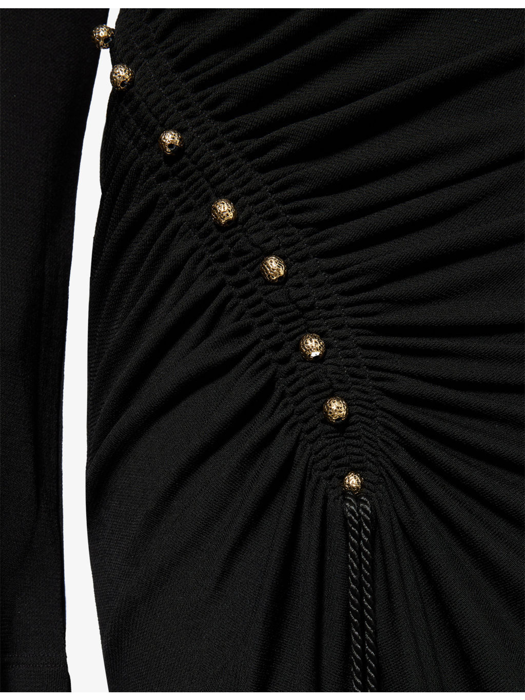 Zip-Front Bodycon Woven Midi Dress - 6