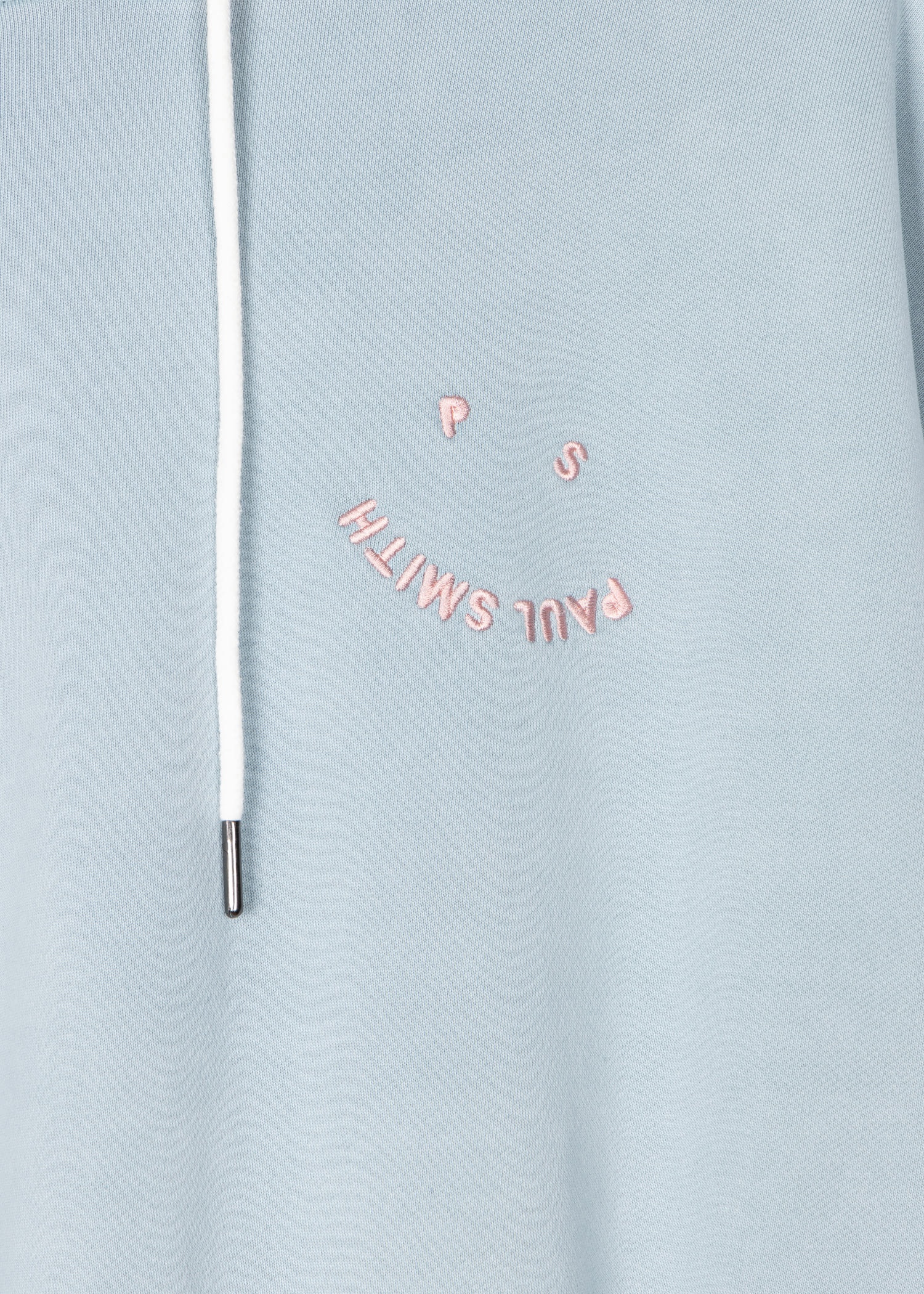 Pale Blue 'Happy' Hoodie - 3
