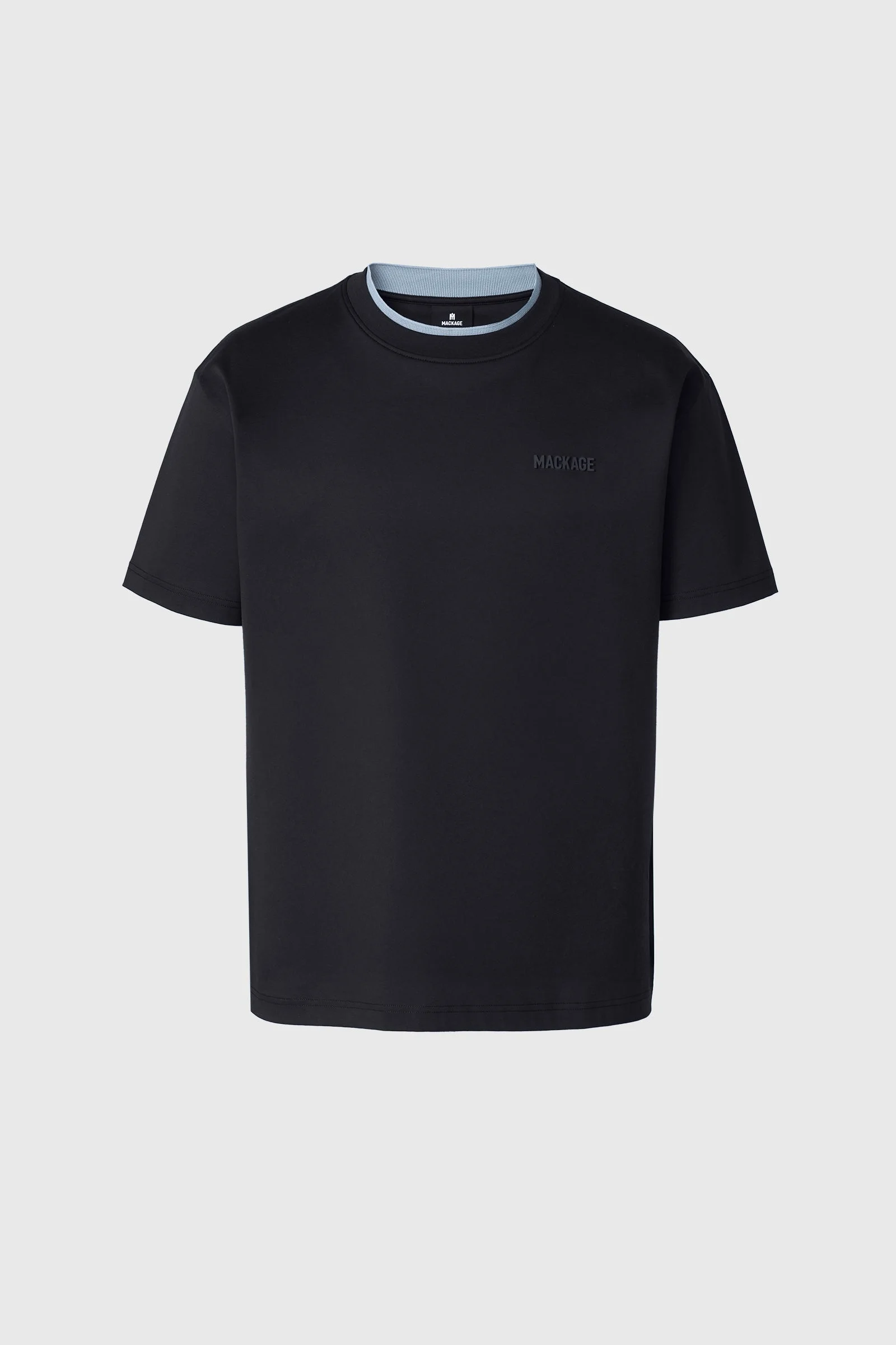 TEE-MNV Double Crewneck Collar T-Shirt - 1