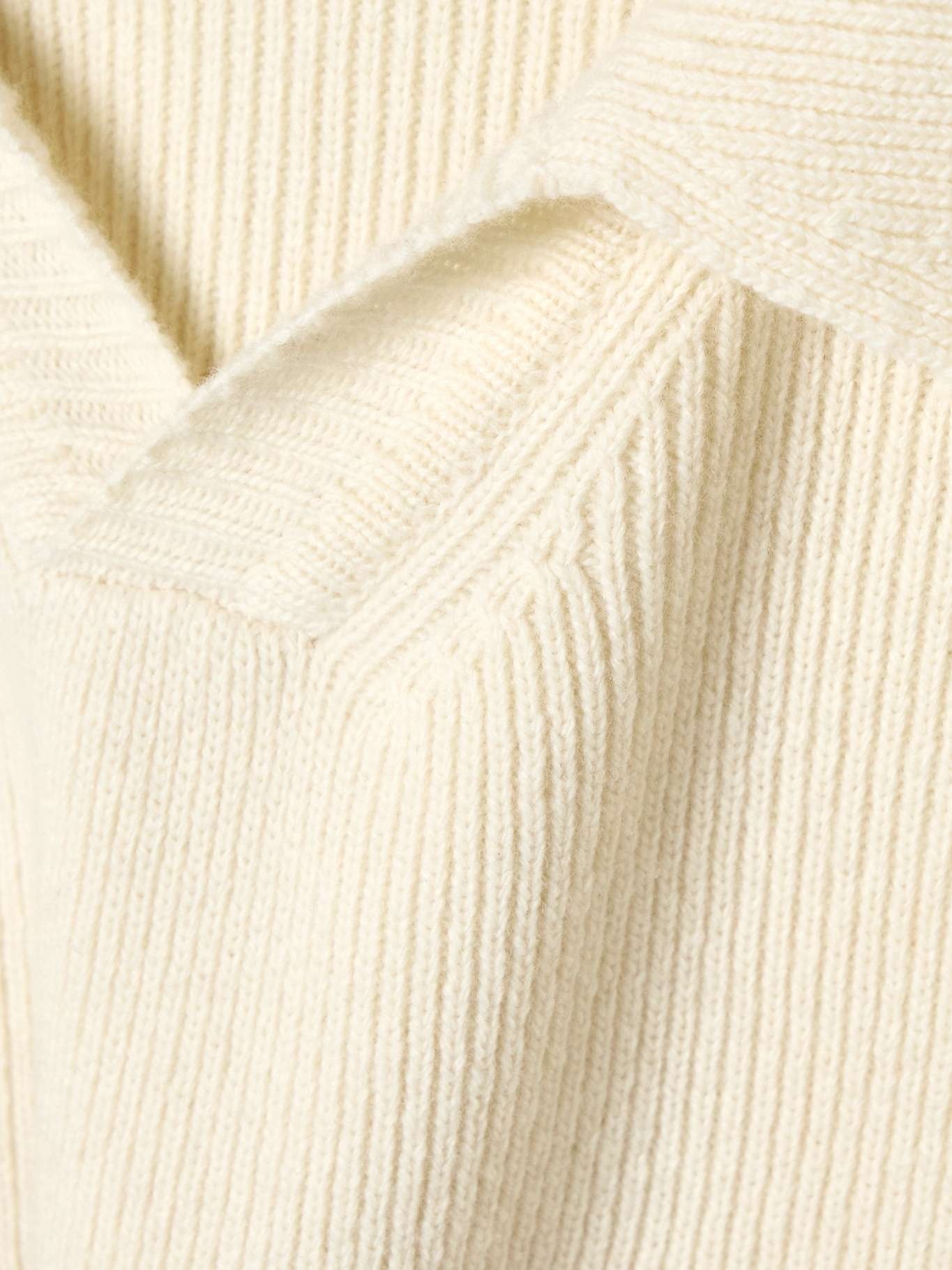 Selena ribbed wool polo sweater - 5