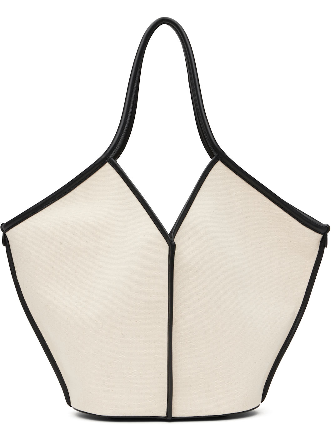 Beige & Black Calella Tote - 1