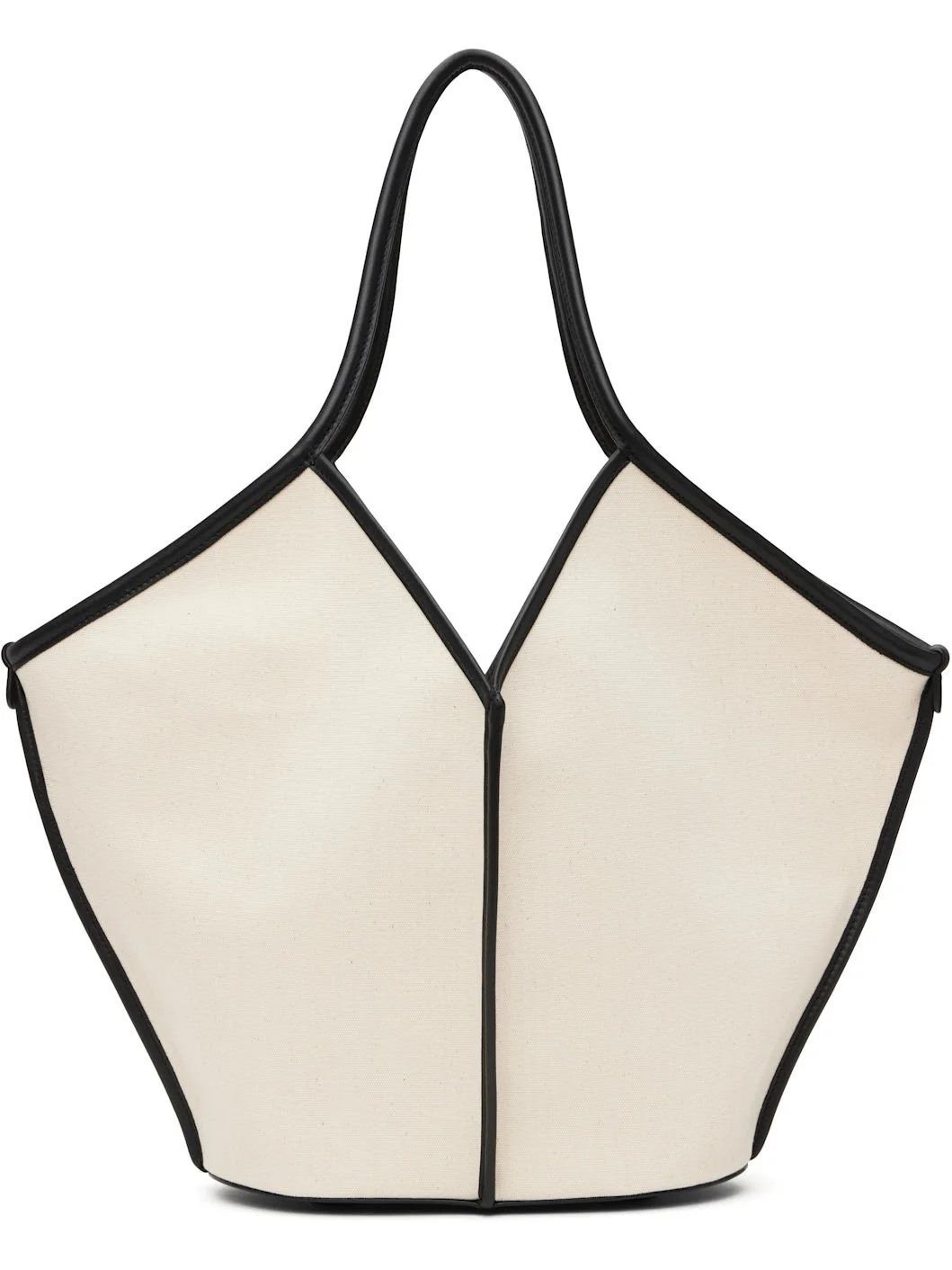 Beige & Black Calella Tote - 1