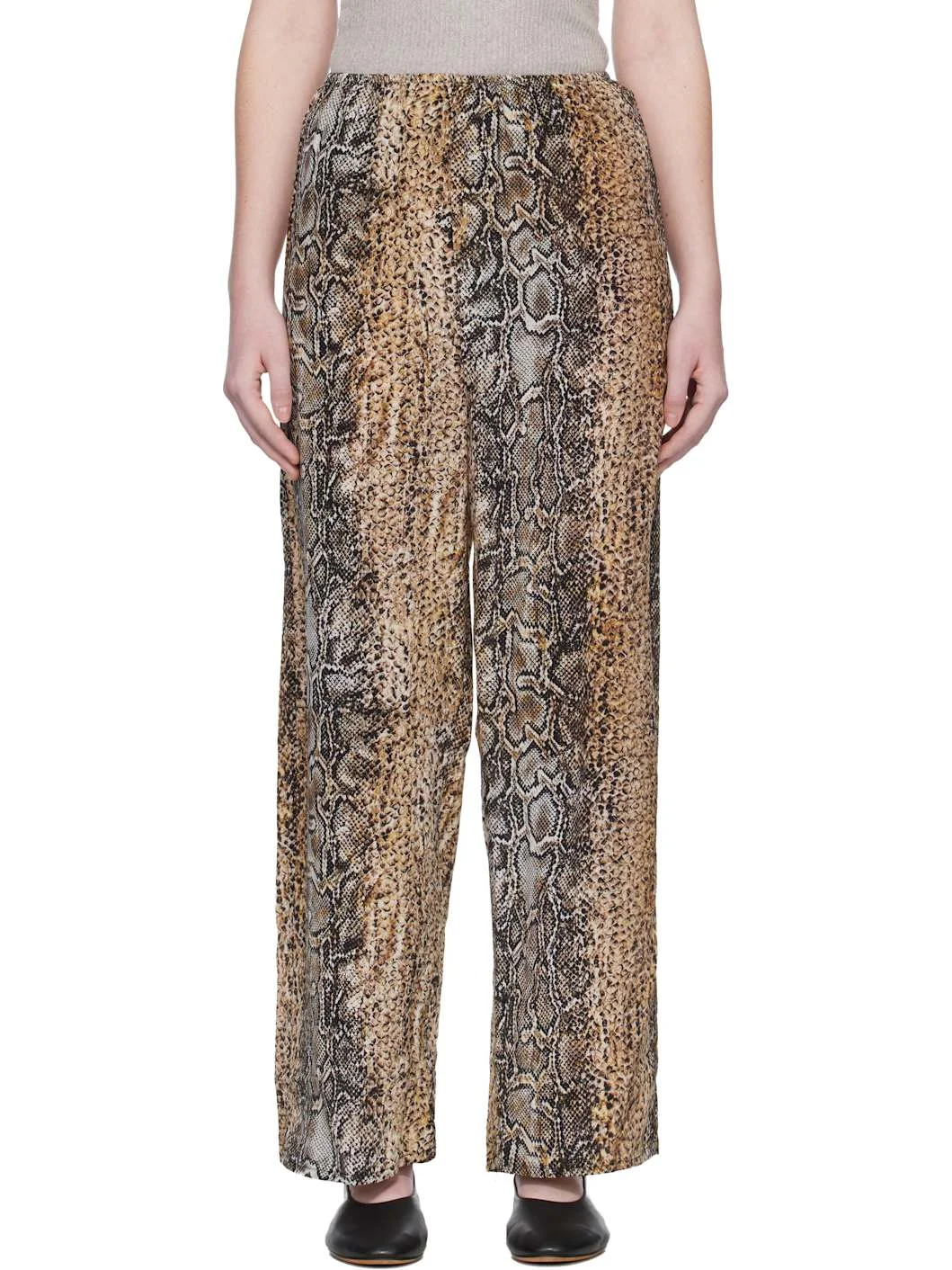 Beige Stoa Lounge Pants - 1