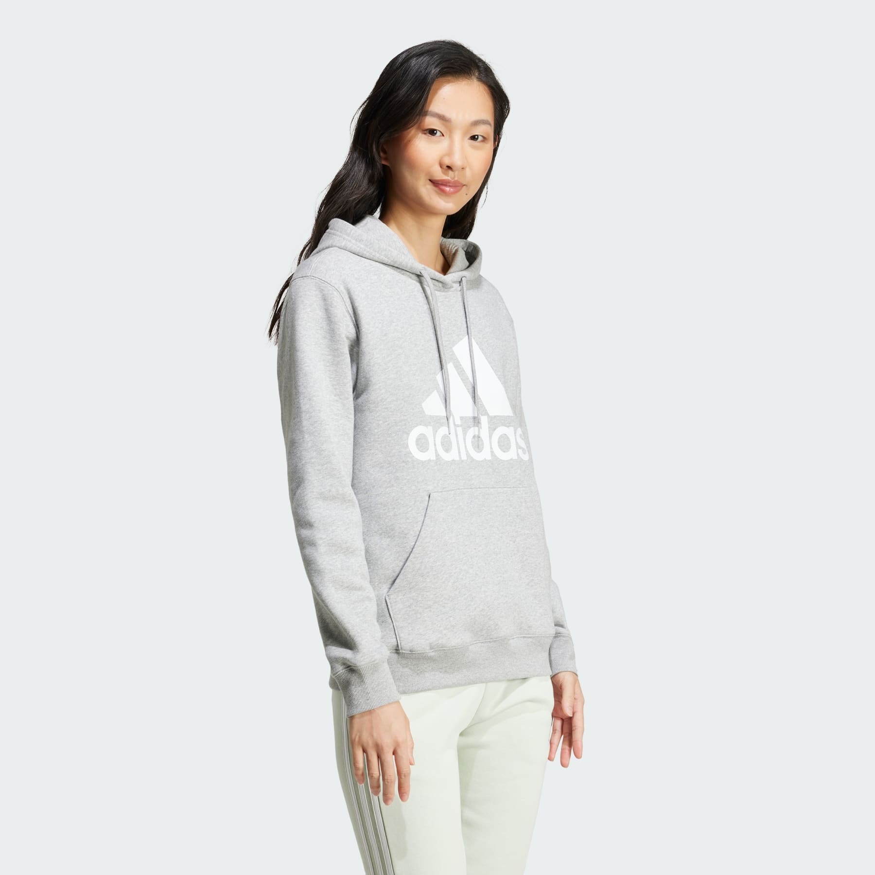 Essentials Big Logo Regular Fleece Hoodie - 4