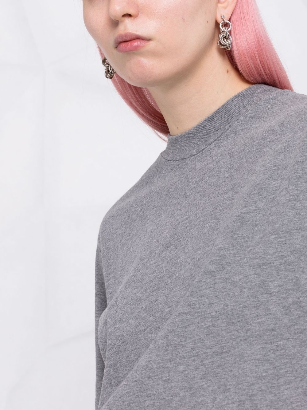Diag-print T-shirt - 5