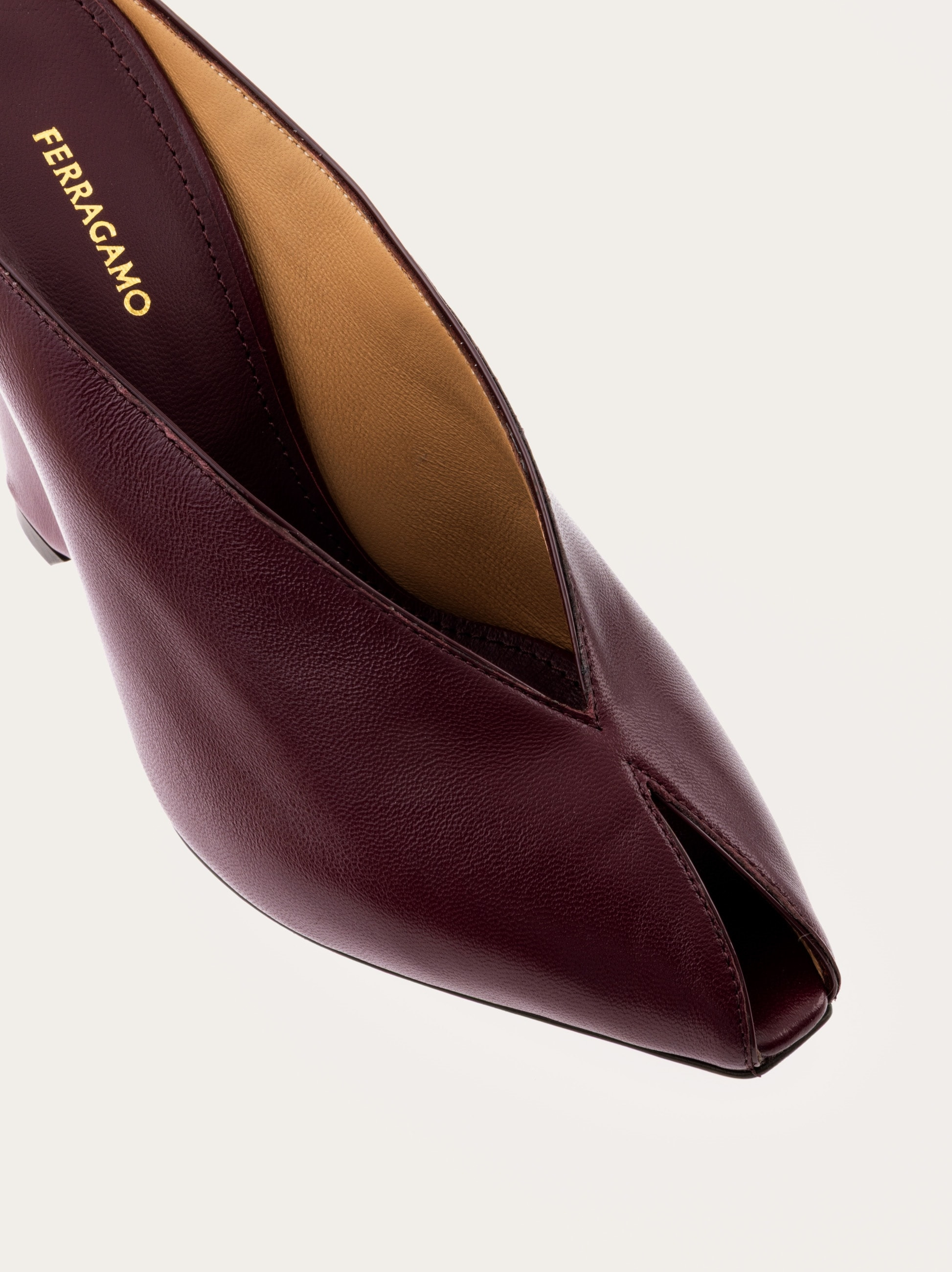 Peep toe mule - 5