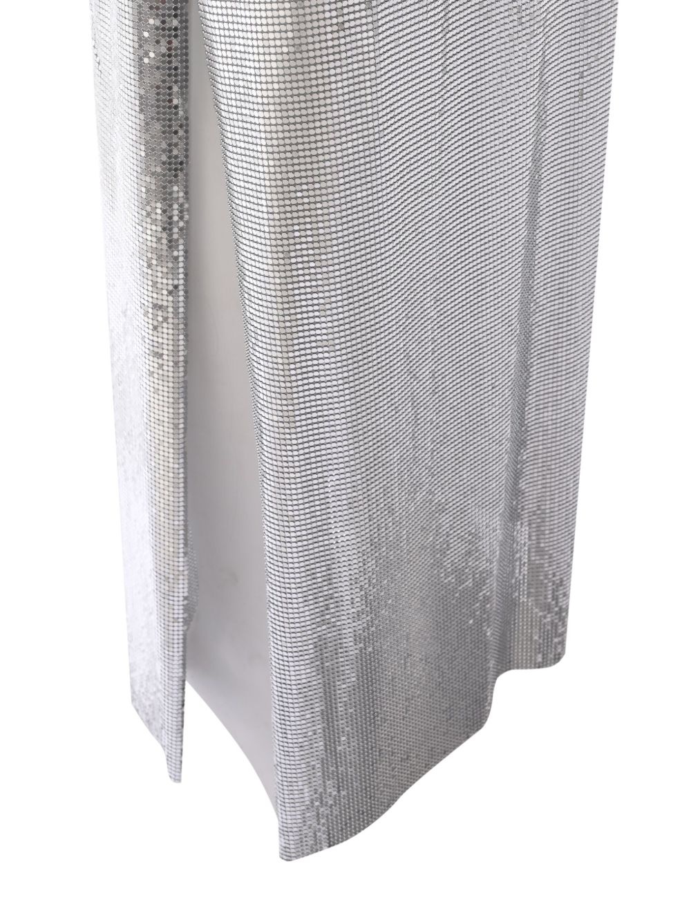 metallic mesh gown - 5