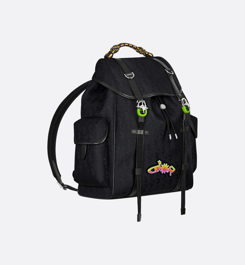 DIOR AND LEWIS HAMILTON Dior Hit the Road Backpack with Flap 6