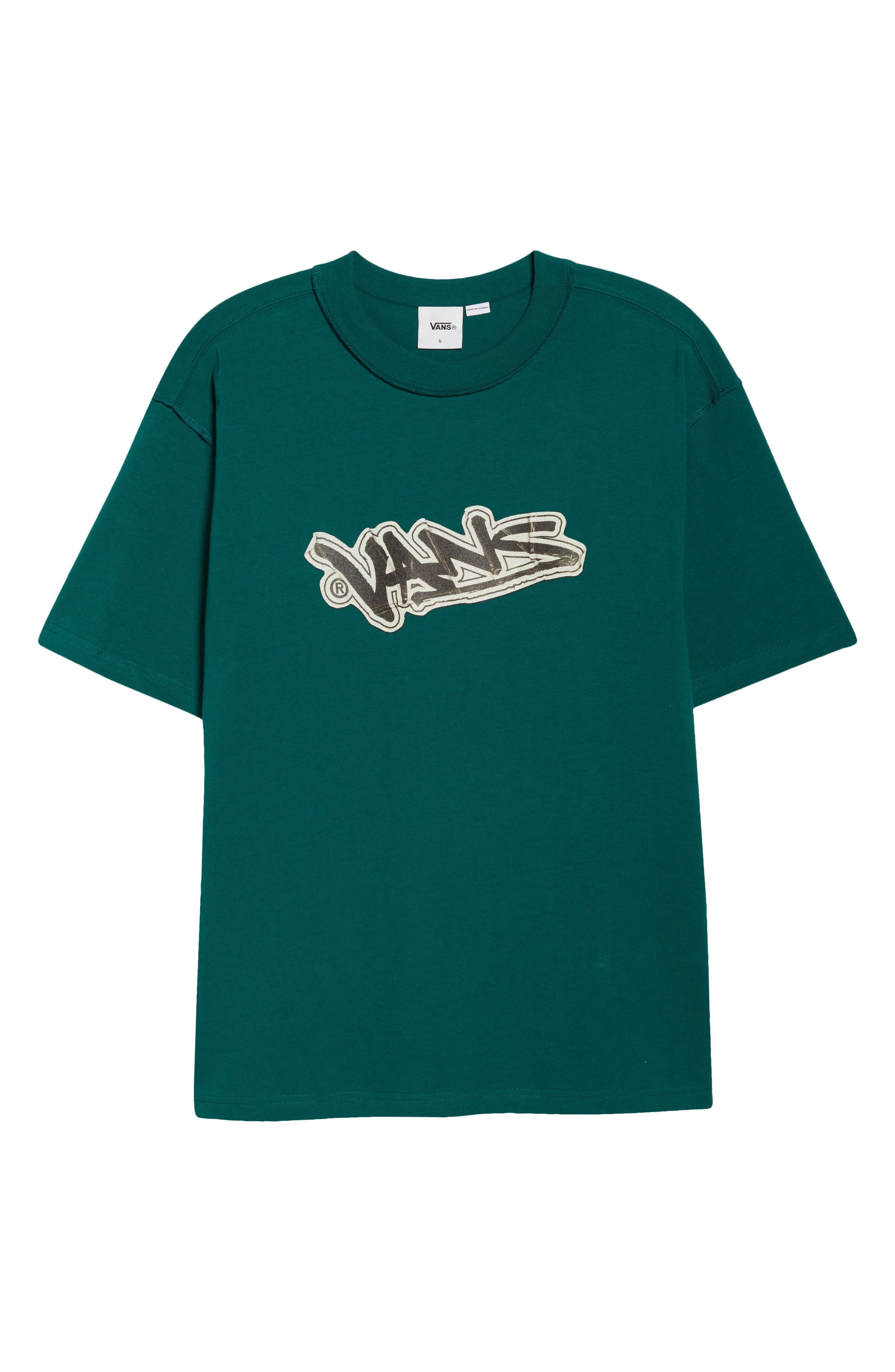 Vans Slap Cotton Graphic T-Shirt in Rain Forest at Nordstrom - 5