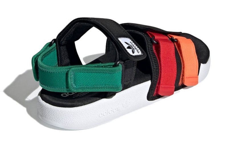 adidas Adilette Sandal 4.0 'Black Scarlet True Orange' GZ8827 4