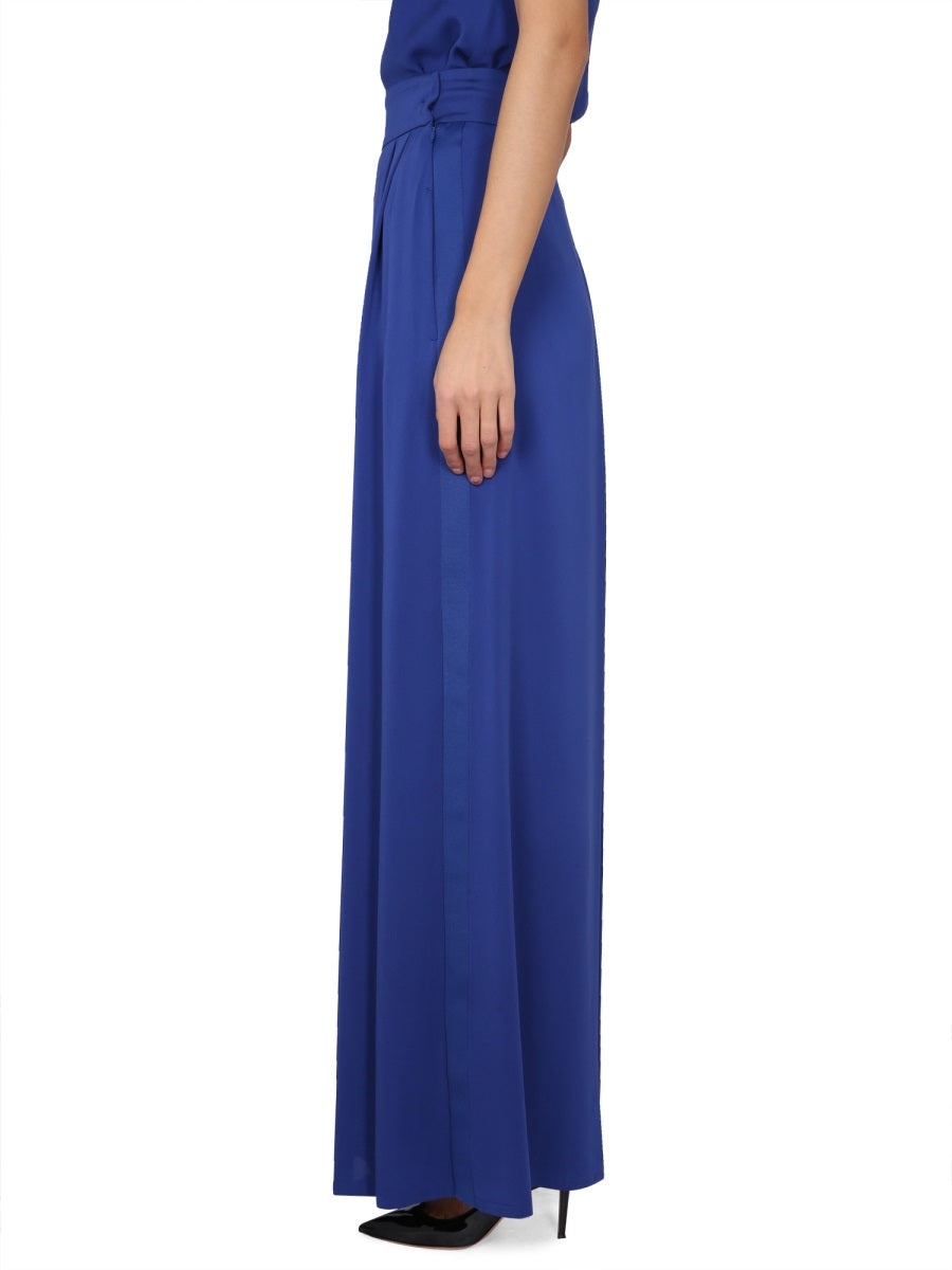 Max Mara Max Mara Women Wide Silk Tuxedo Pants | luosophy