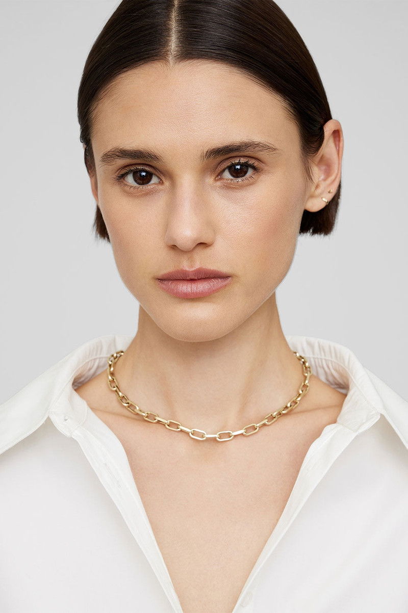 ANINE BING Link Necklace - 14k Gold outlook