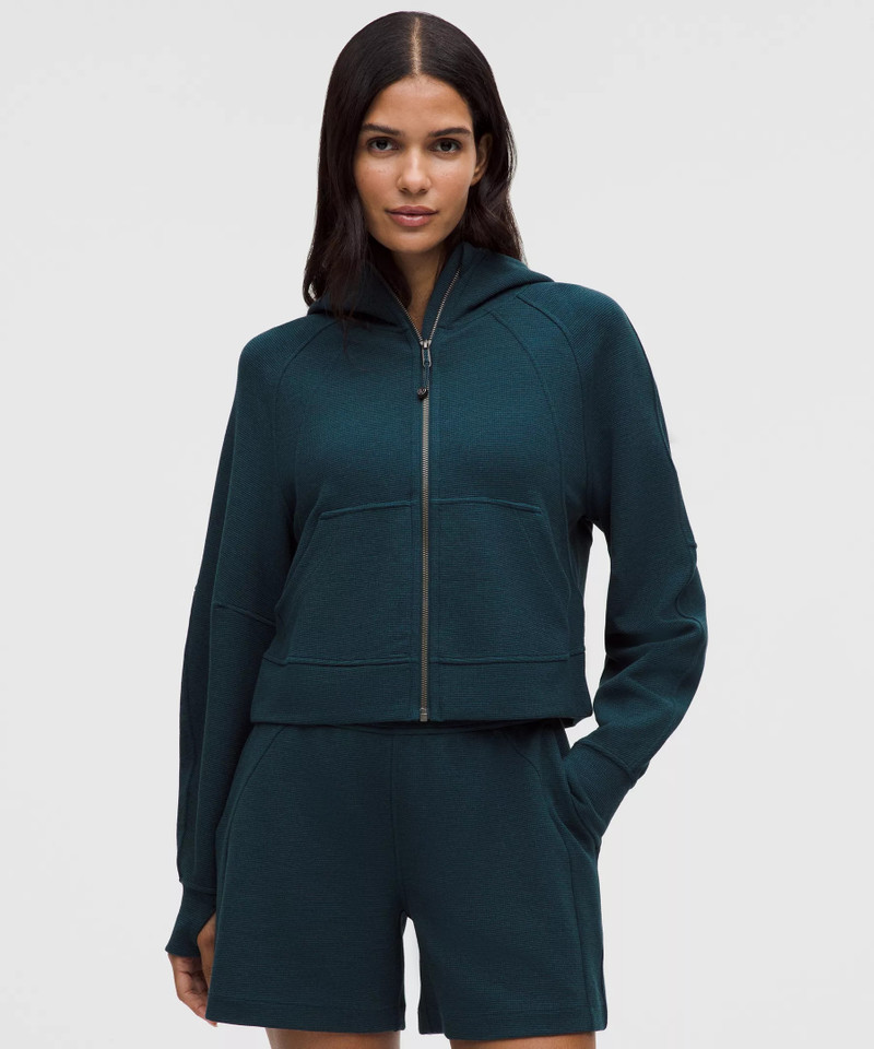 Scuba Oversized Full-Zip Hoodie *Waffle 1