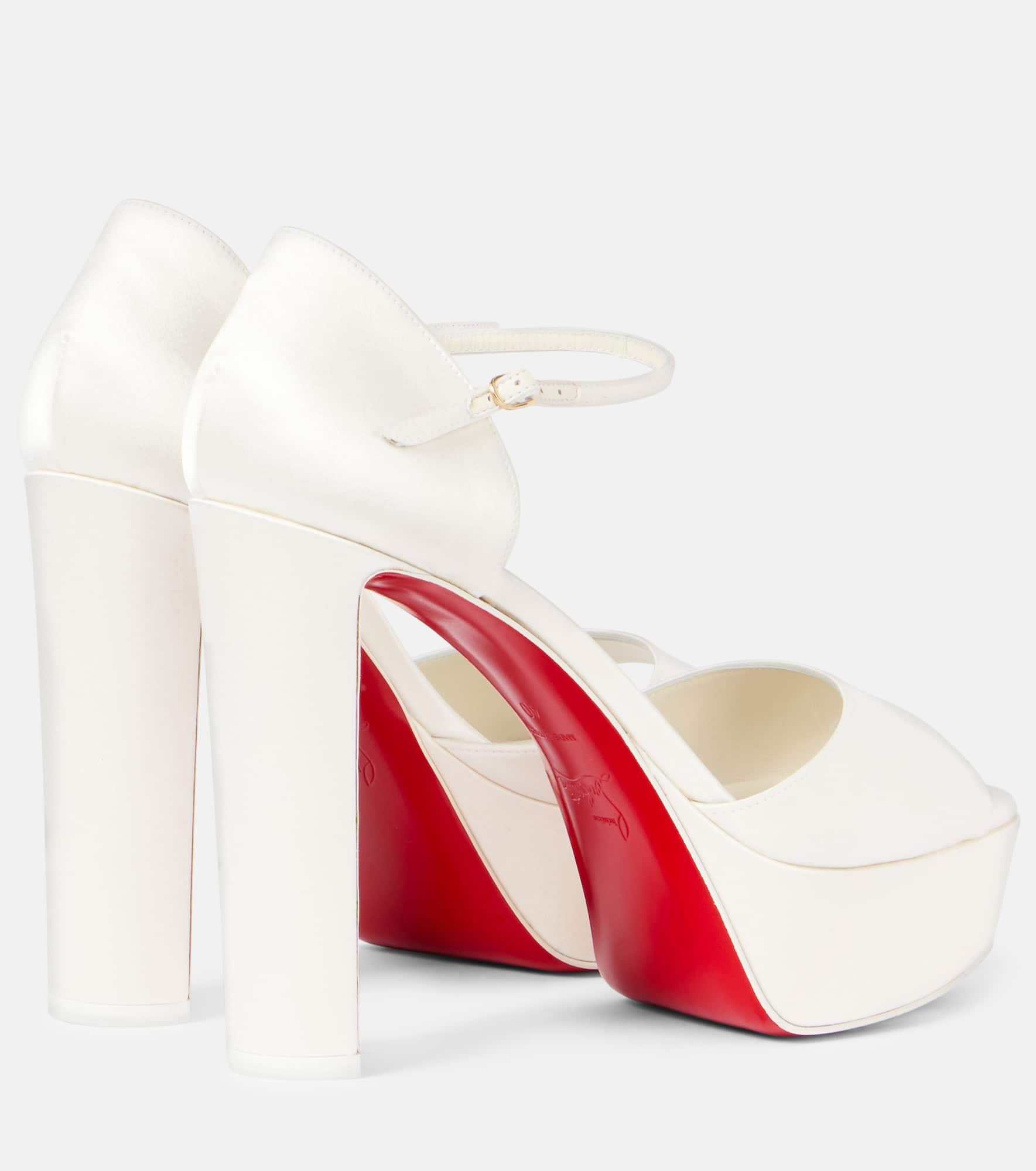 Bridal Sandaloo 130 crepe satin sandals - 2