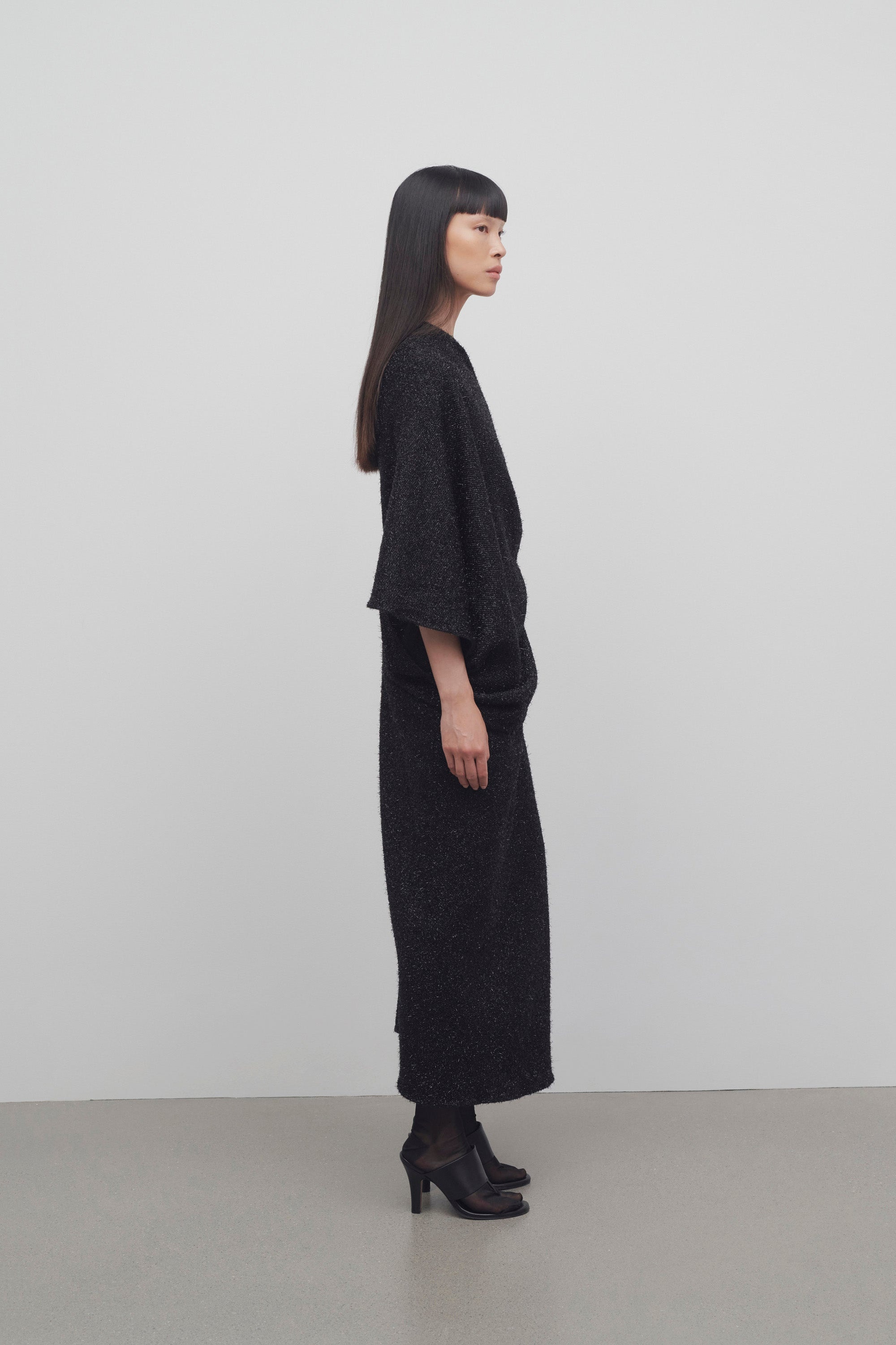 Dorota Dress in Nylon and Wool - 4