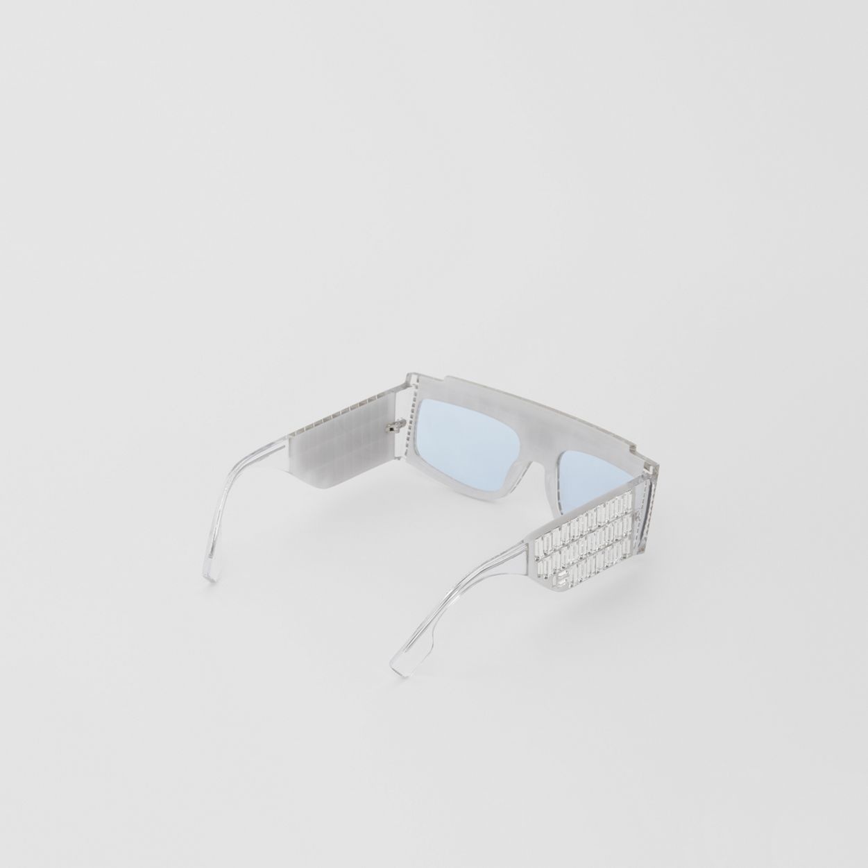 Crystal Rectangular Frame Sunglasses - 4