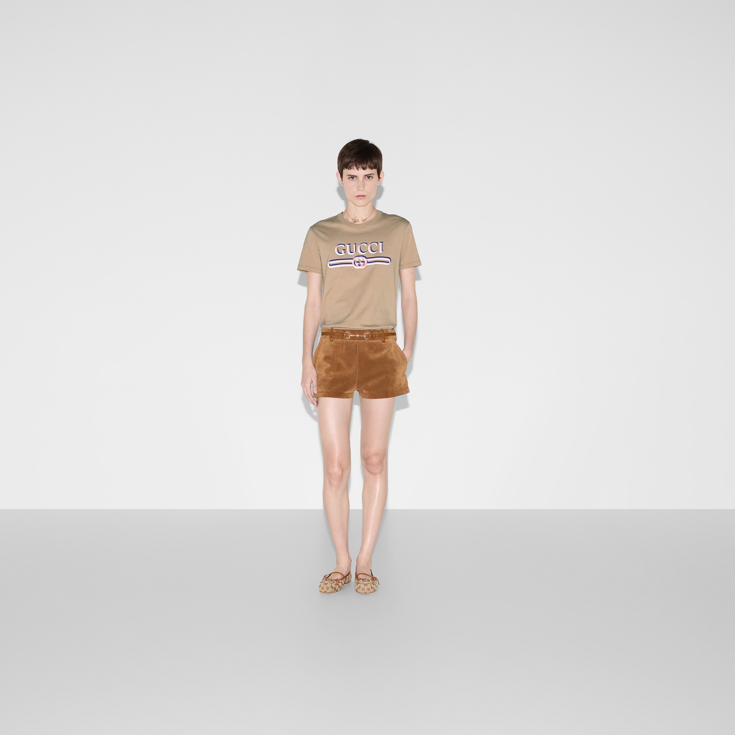 Printed cotton jersey T-shirt - 2